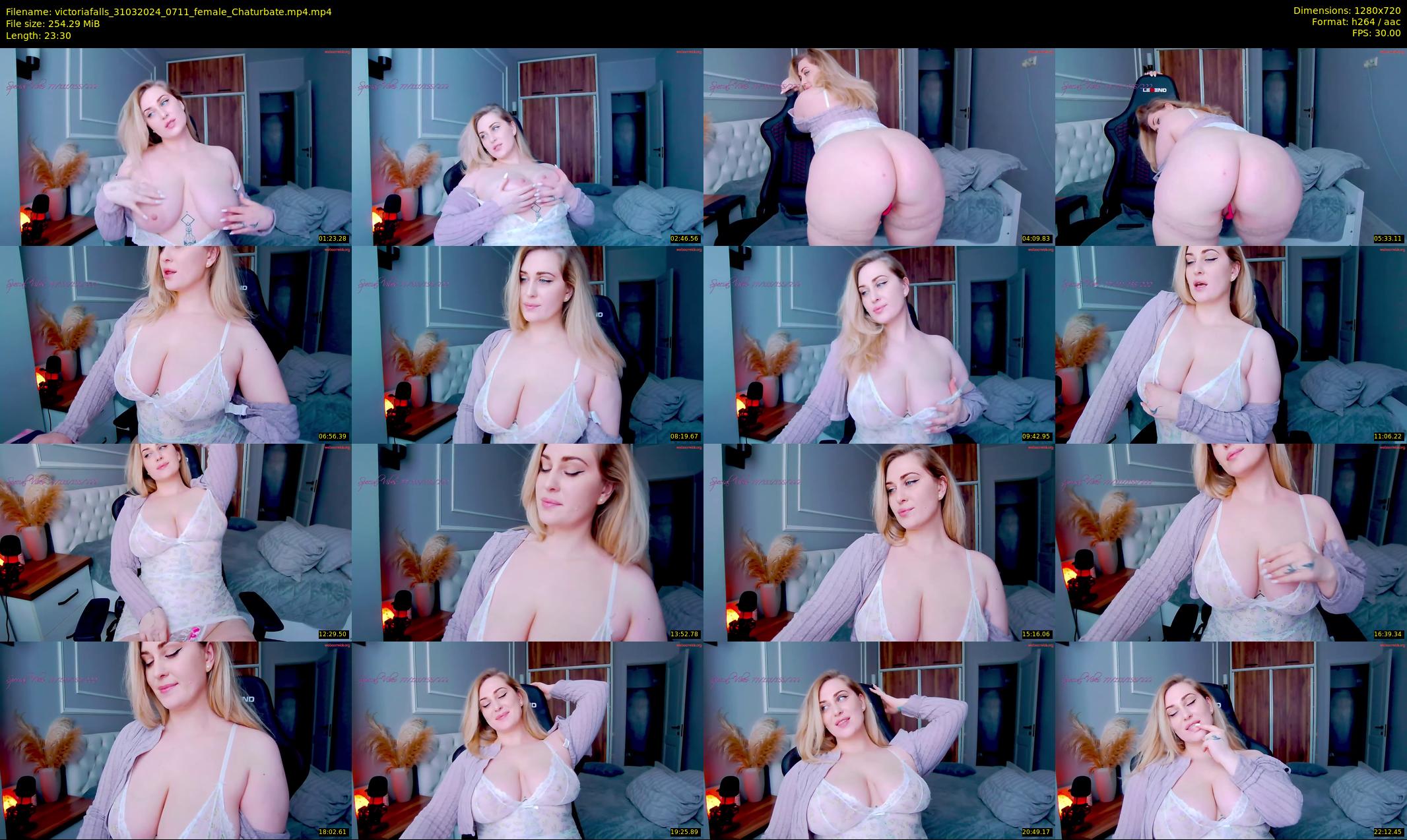 victoriafalls — 24 minute Chaturbate female cam show recording, 720p, Mar 31, 2024