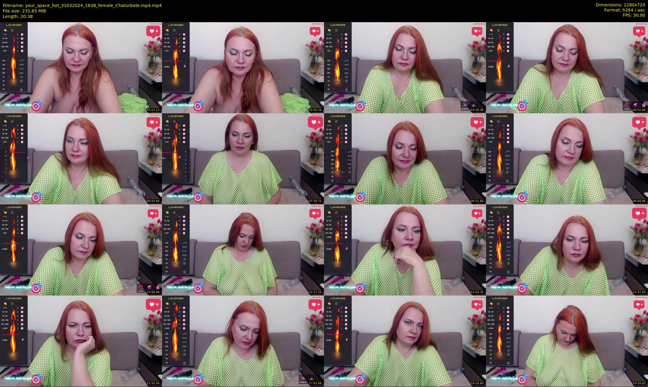 your_space_hot — 21 minute Chaturbate female cam show recording, 720p, Mar 31, 2024