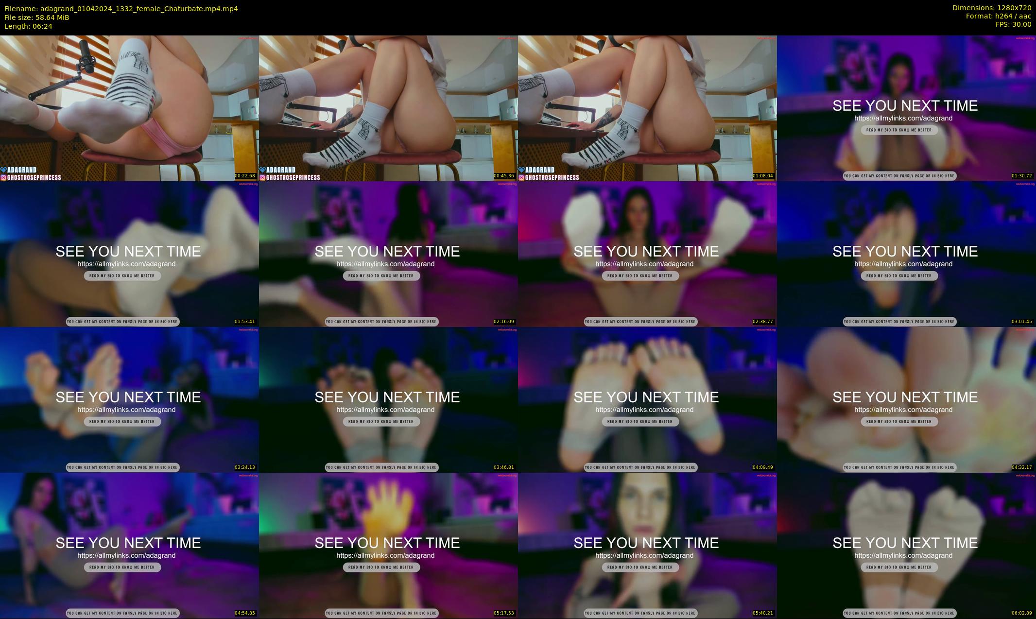 adagrand — 7 minute Chaturbate female cam show recording, 720p, Apr 1, 2024