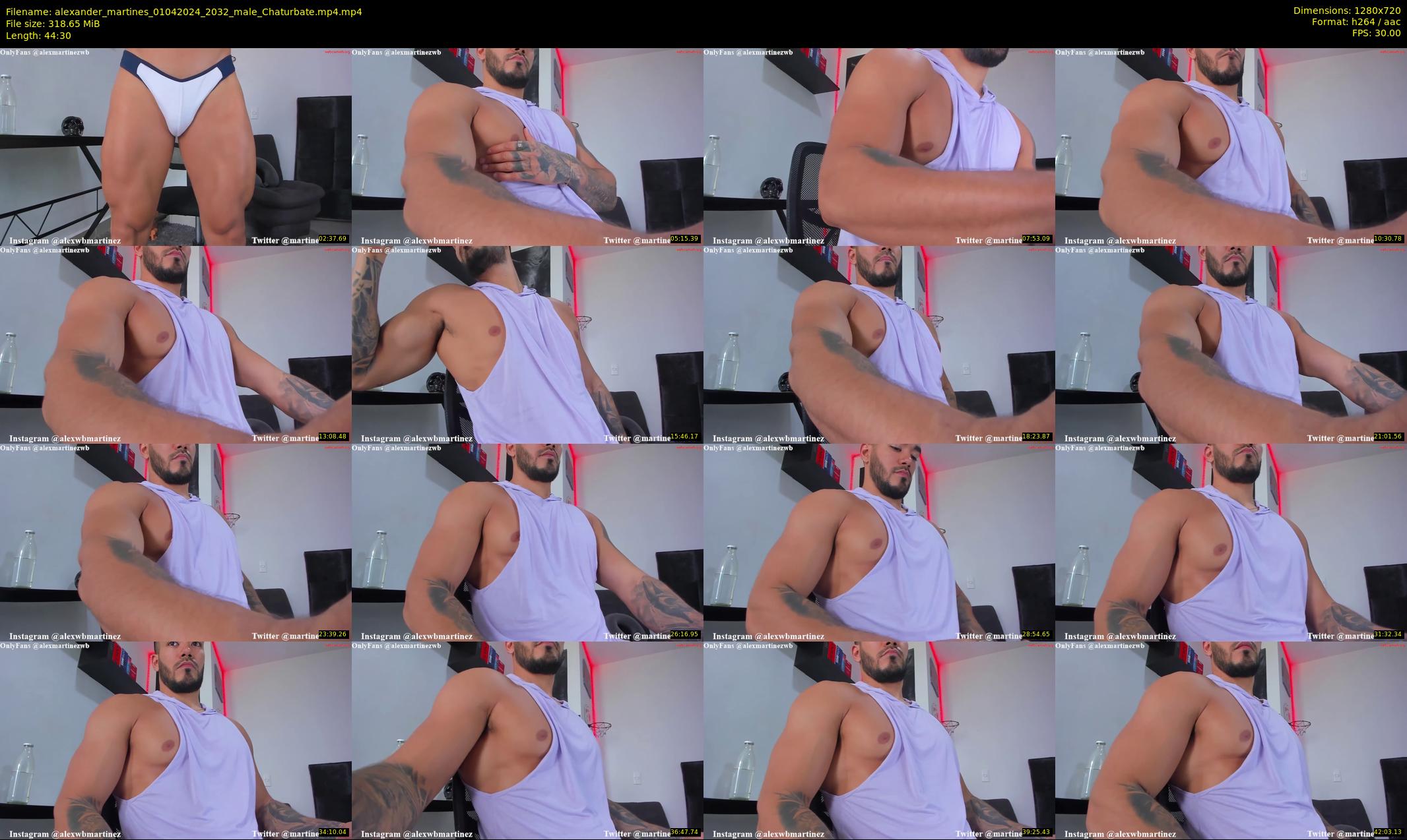alexander_martines — 45 minute Chaturbate male cam show recording, 720p, Apr 1, 2024
