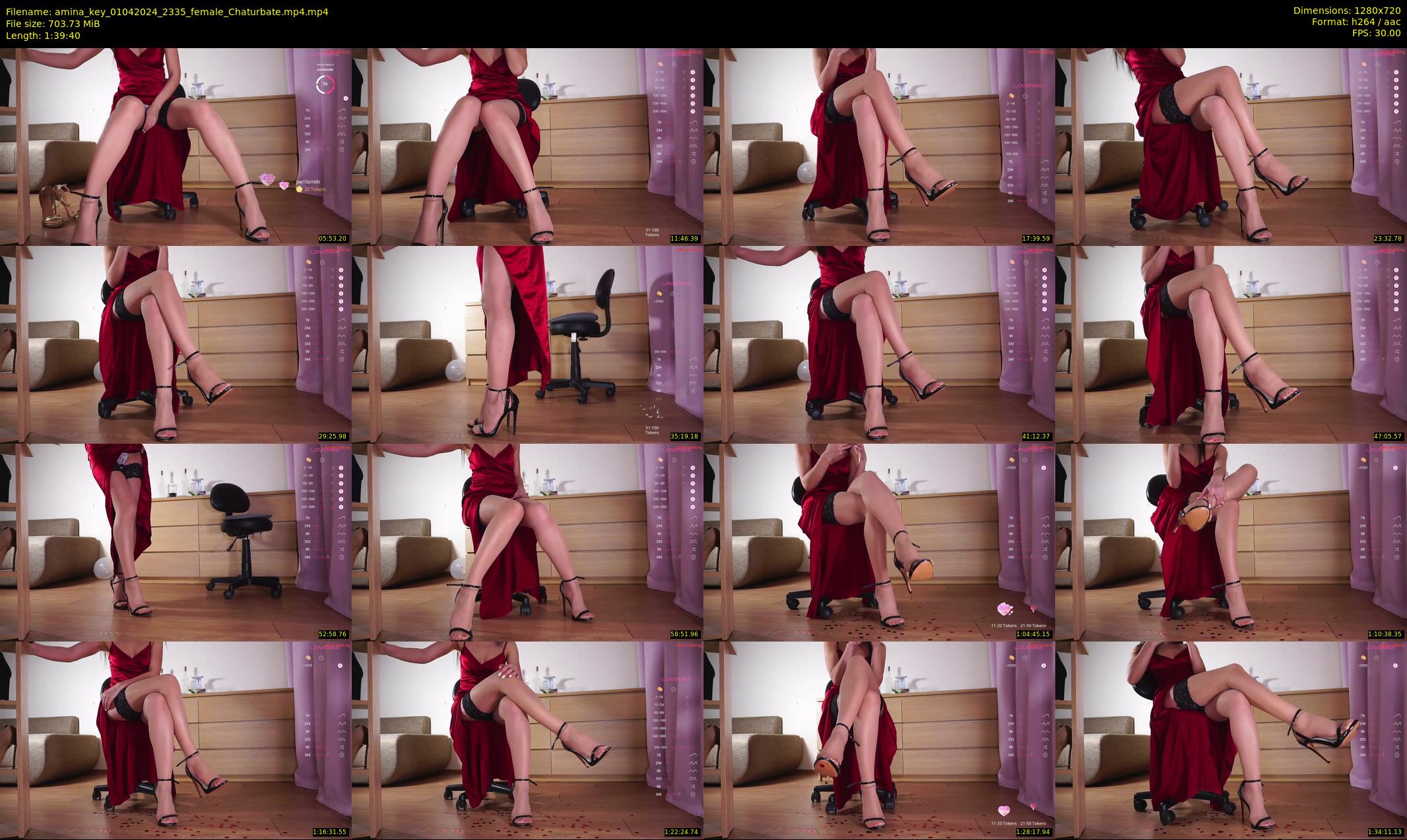 amina_key — 100 minute Chaturbate female cam show recording, 720p, Apr 1, 2024
