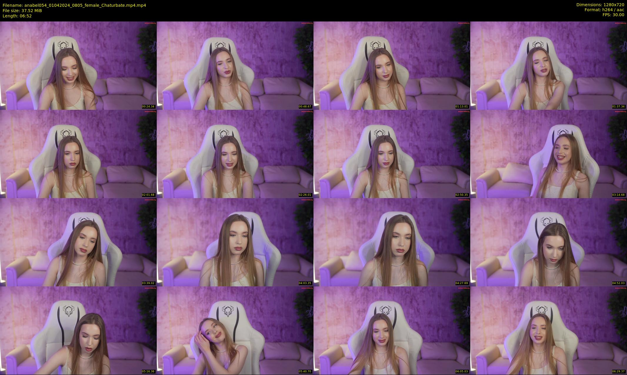 anabel054 — 7 minute Chaturbate female cam show recording, 720p, Apr 1, 2024