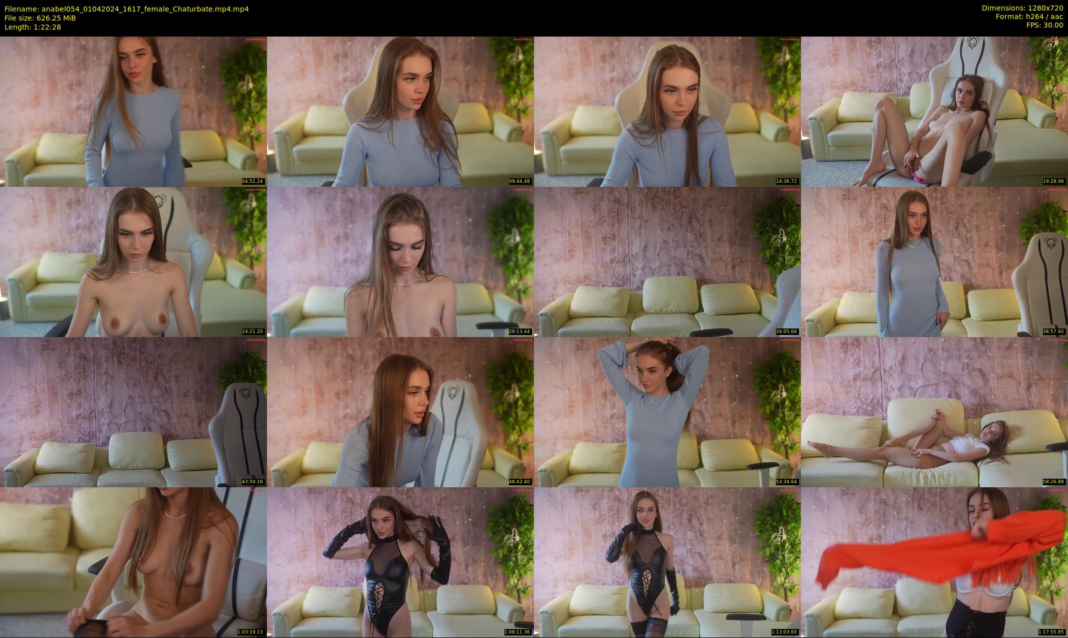 anabel054 — 83 minute Chaturbate female cam show recording, 720p, Apr 1, 2024