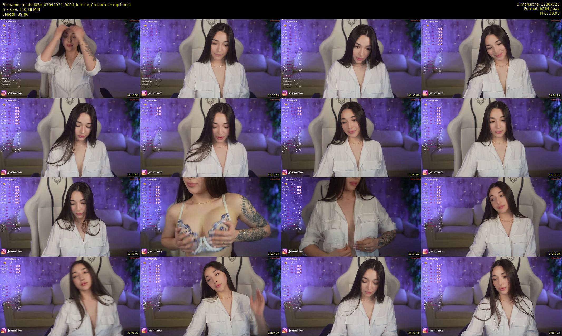 anabel054 — 40 minute Chaturbate female cam show recording, 720p, Apr 2, 2024