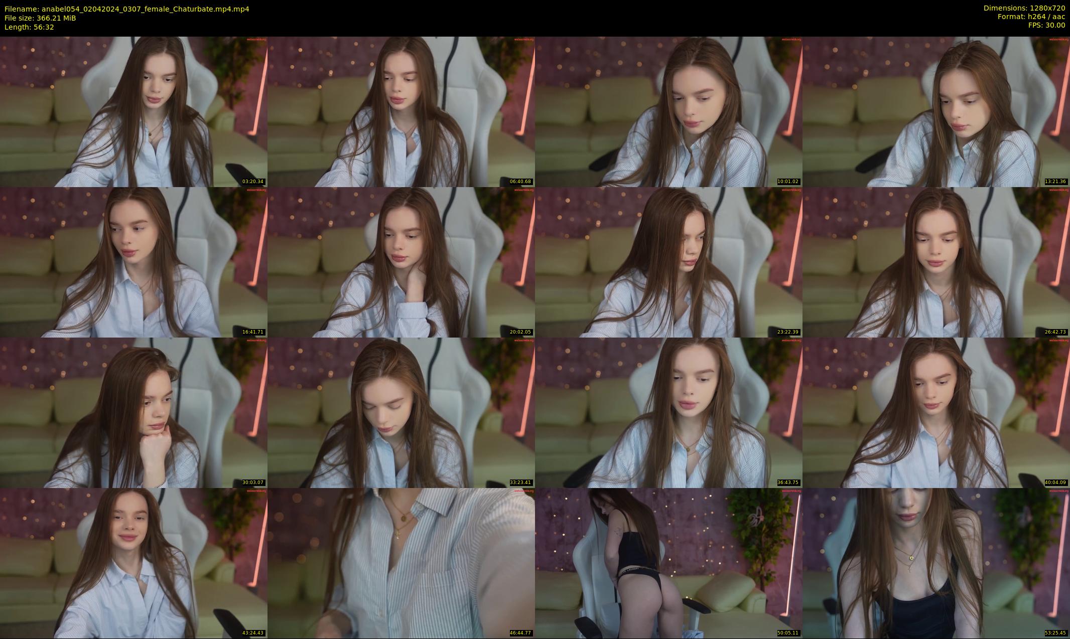 anabel054 — 57 minute Chaturbate female cam show recording, 720p, Apr 2, 2024