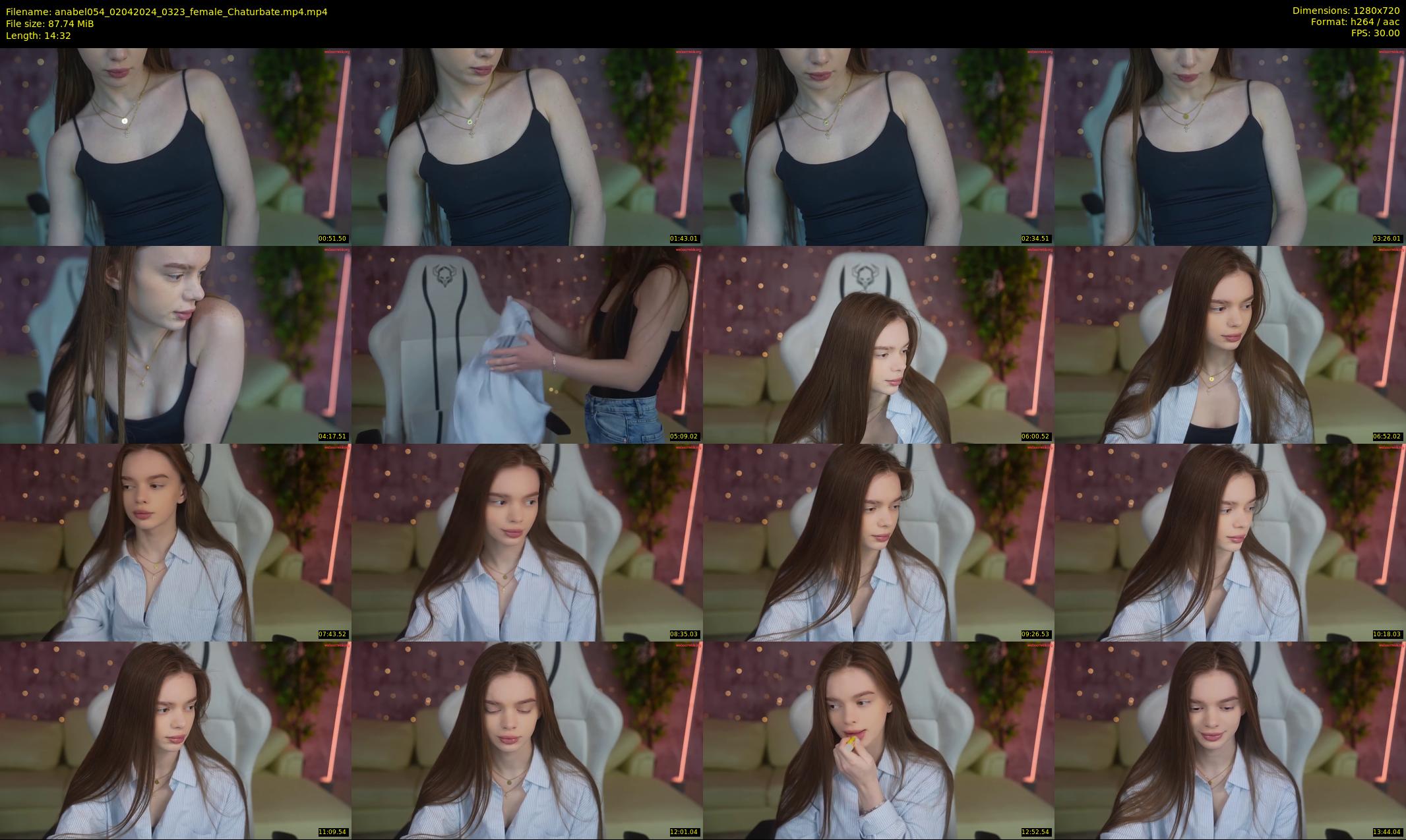 anabel054 — 15 minute Chaturbate female cam show recording, 720p, Apr 2, 2024