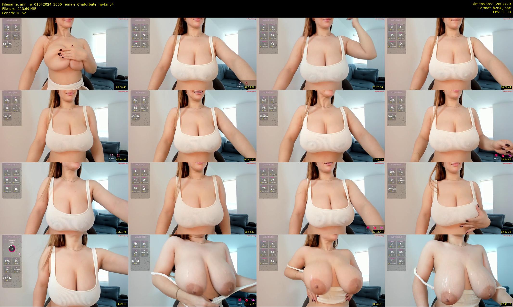 ann__w — 19 minute Chaturbate female cam show recording, 720p, Apr 1, 2024