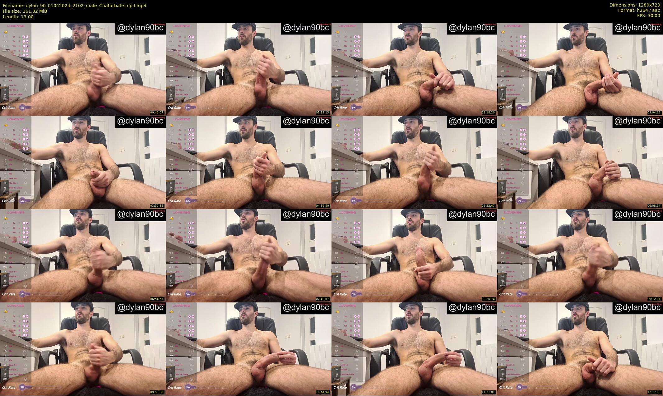 dylan_90 — 13 minute Chaturbate male cam show recording, 720p, Apr 1, 2024