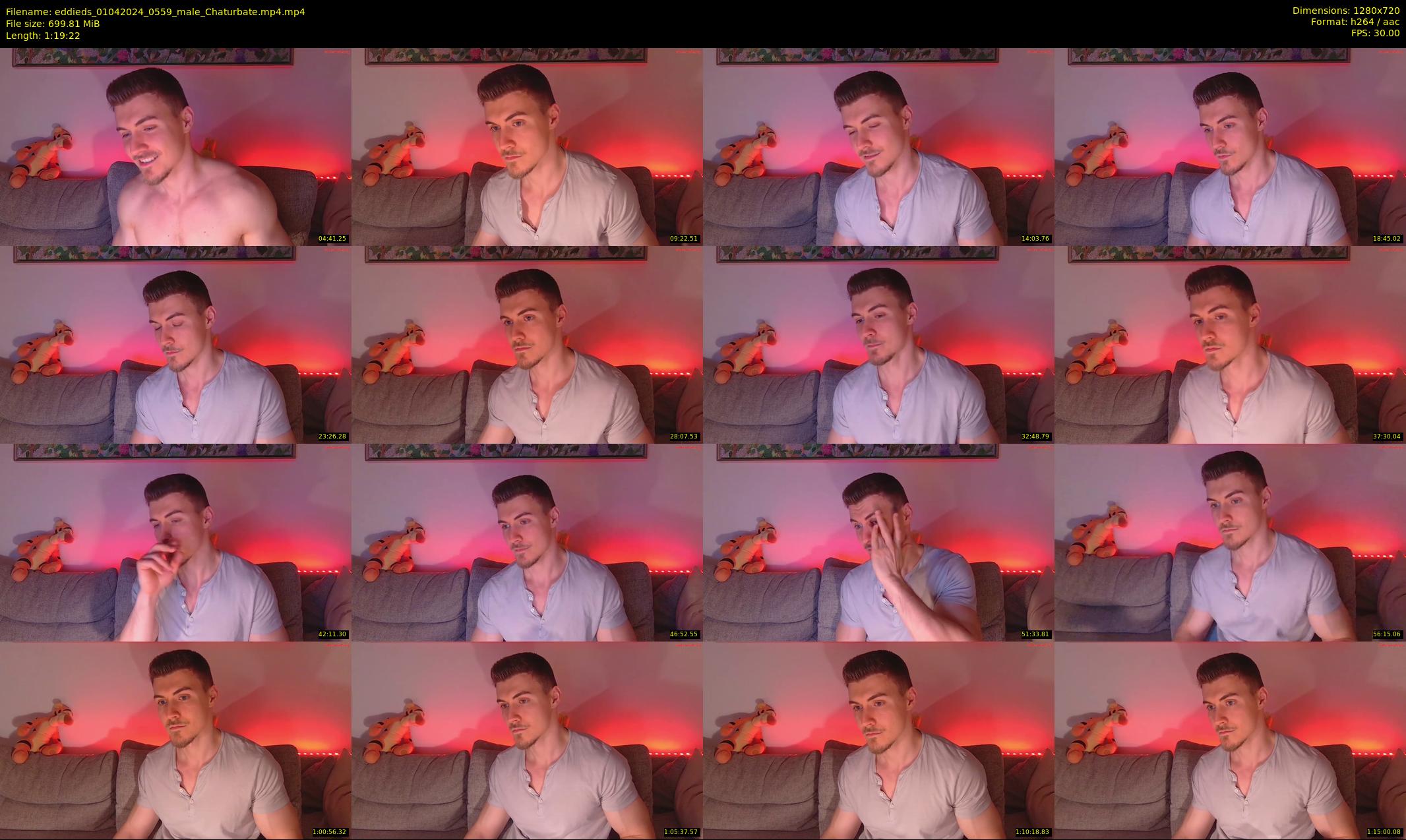 eddieds — 80 minute Chaturbate male cam show recording, 720p, Apr 1, 2024