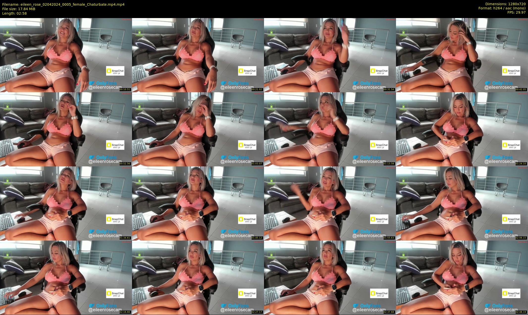 eileen_rose — 3 minute Chaturbate female cam show recording, 720p, Apr 2, 2024