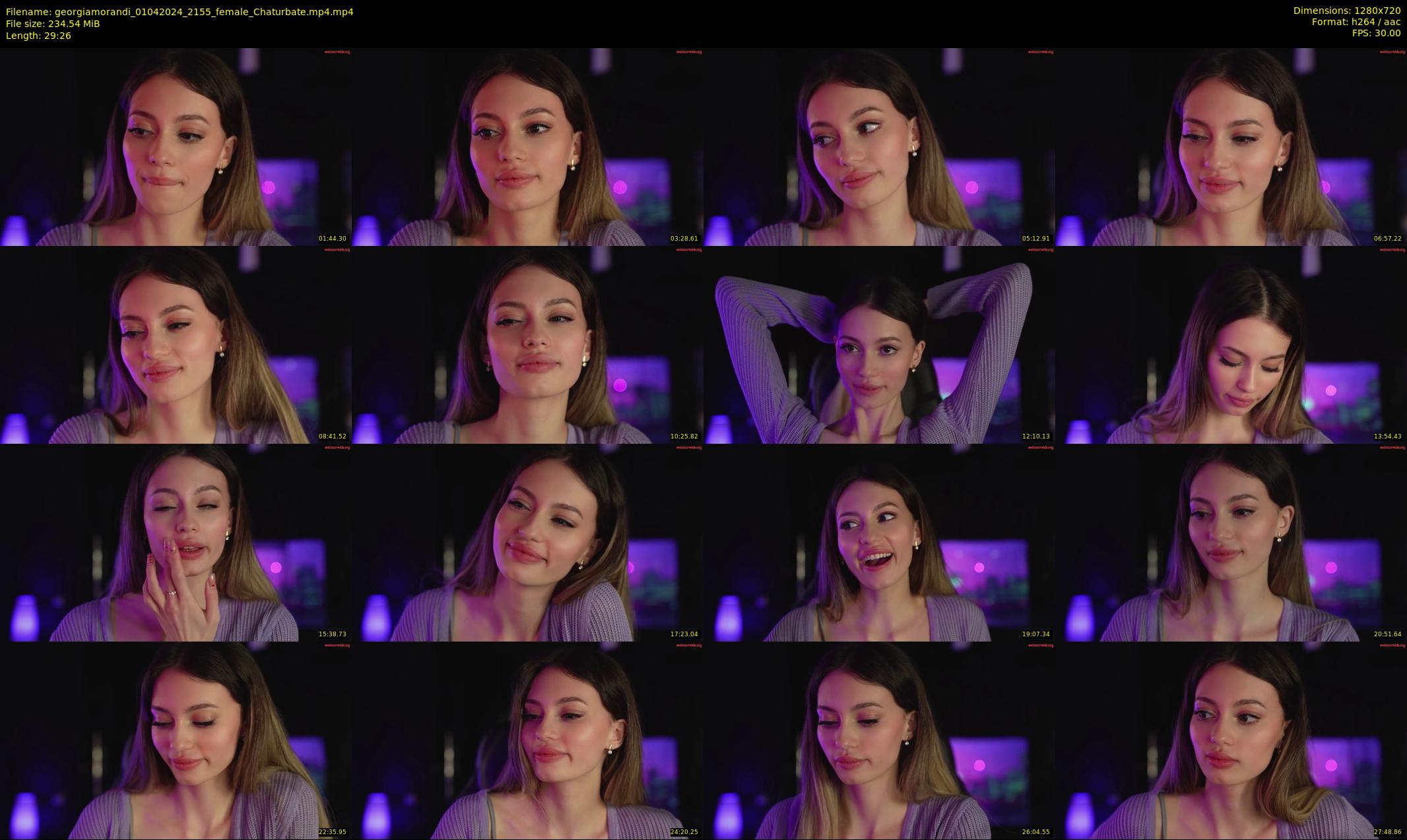 georgiamorandi — 30 minute Chaturbate female cam show recording, 720p, Apr 1, 2024
