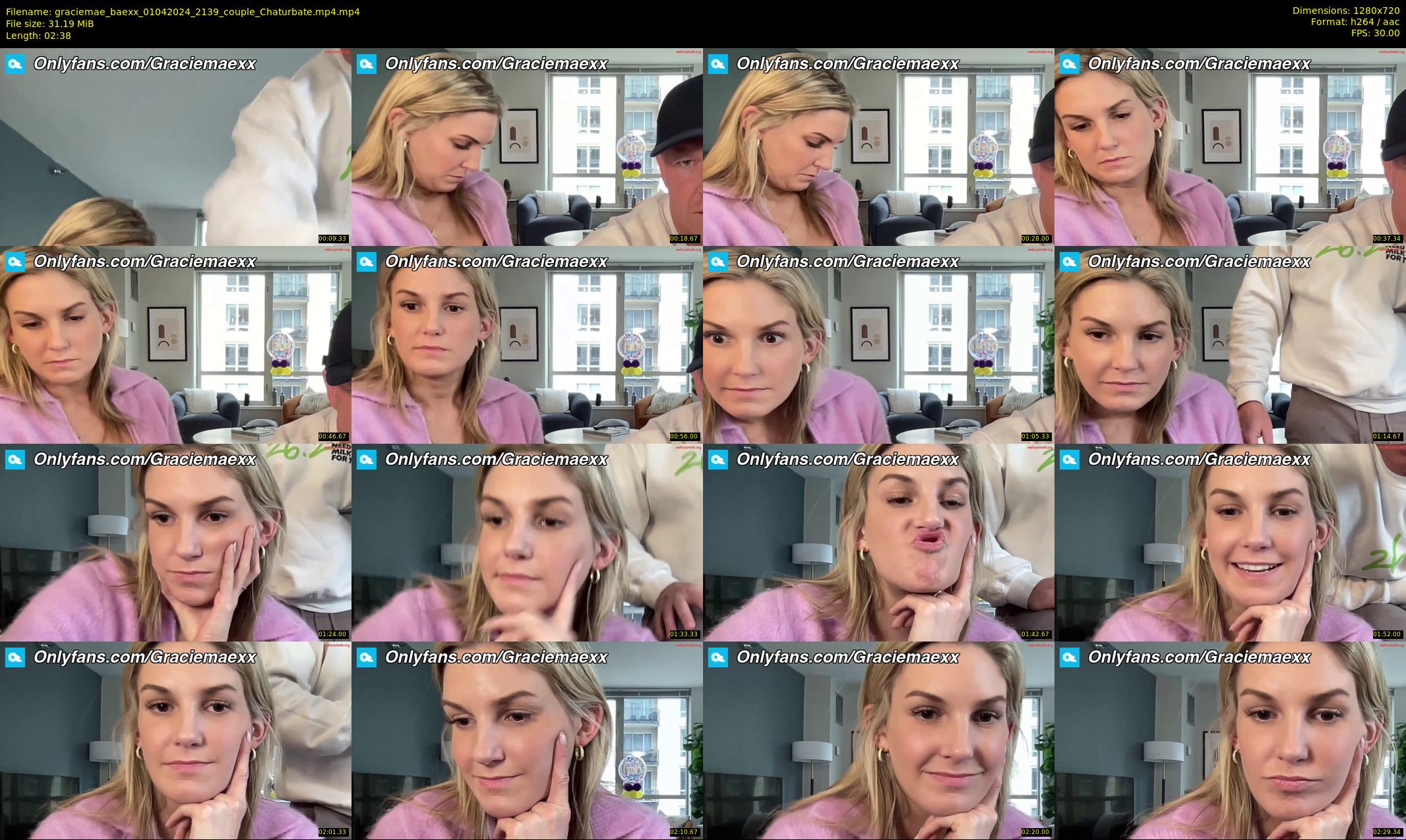 graciemae_baexx — 3 minute Chaturbate female cam show recording, 720p, Apr 1, 2024