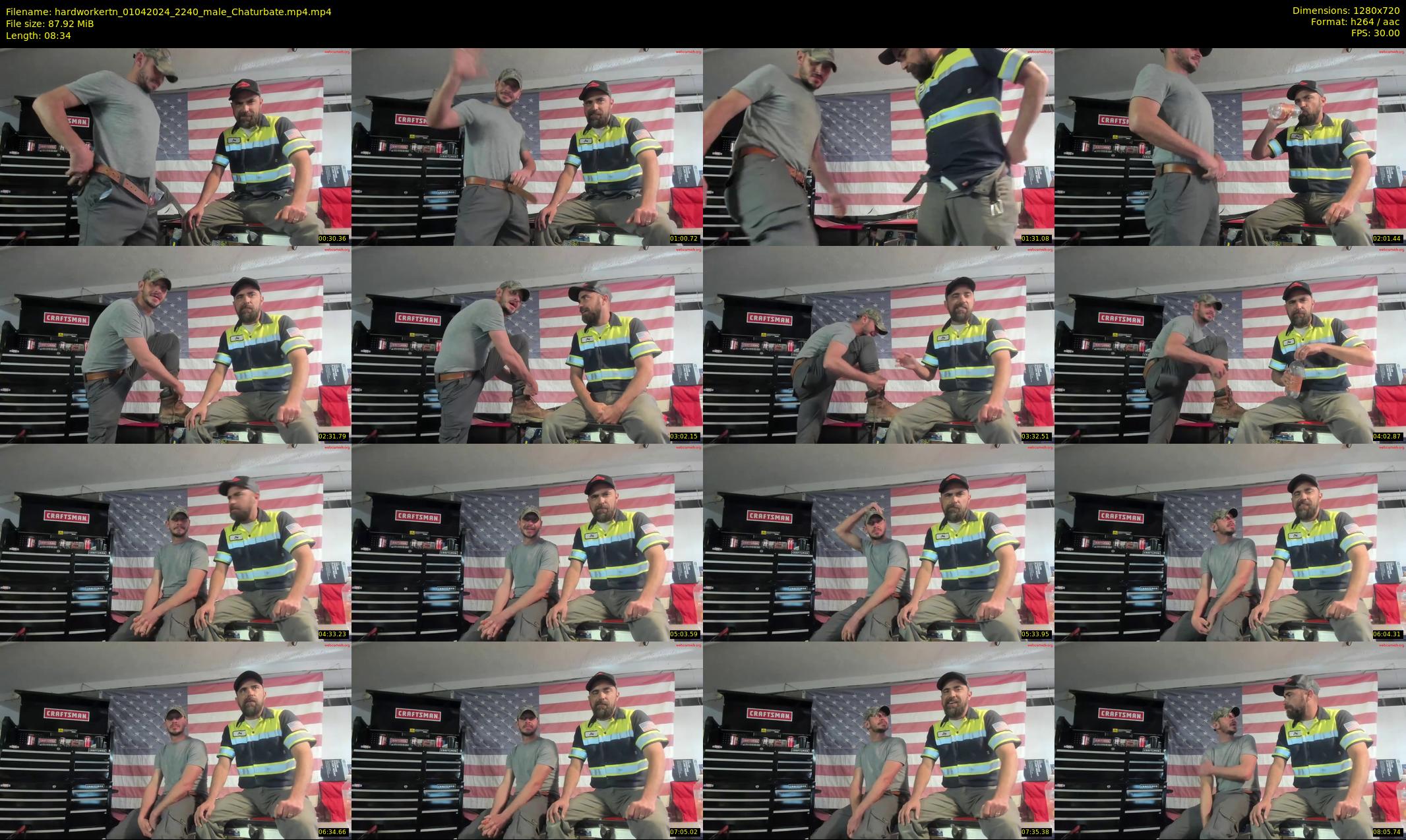 hardworkertn — 9 minute Chaturbate male cam show recording, 720p, Apr 1, 2024