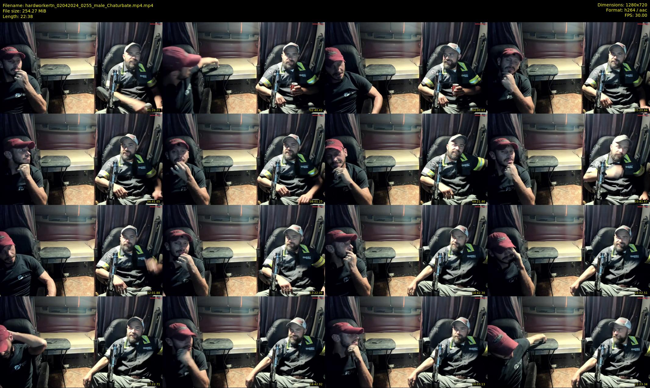 hardworkertn — 23 minute Chaturbate male cam show recording, 720p, Apr 2, 2024