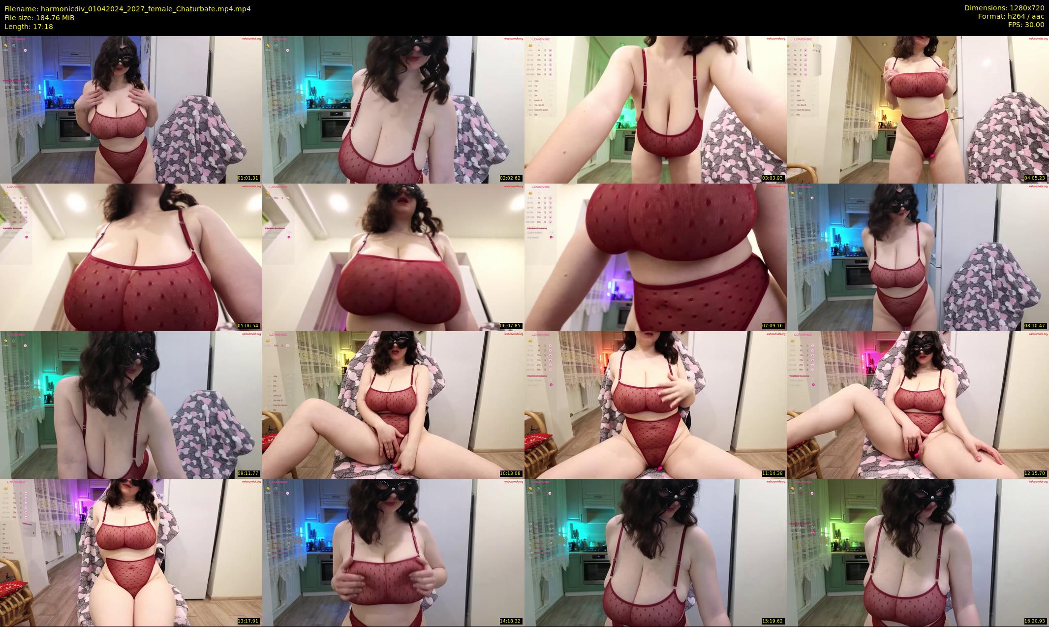 harmonicdiv — 18 minute Chaturbate female cam show recording, 720p, Apr 1, 2024
