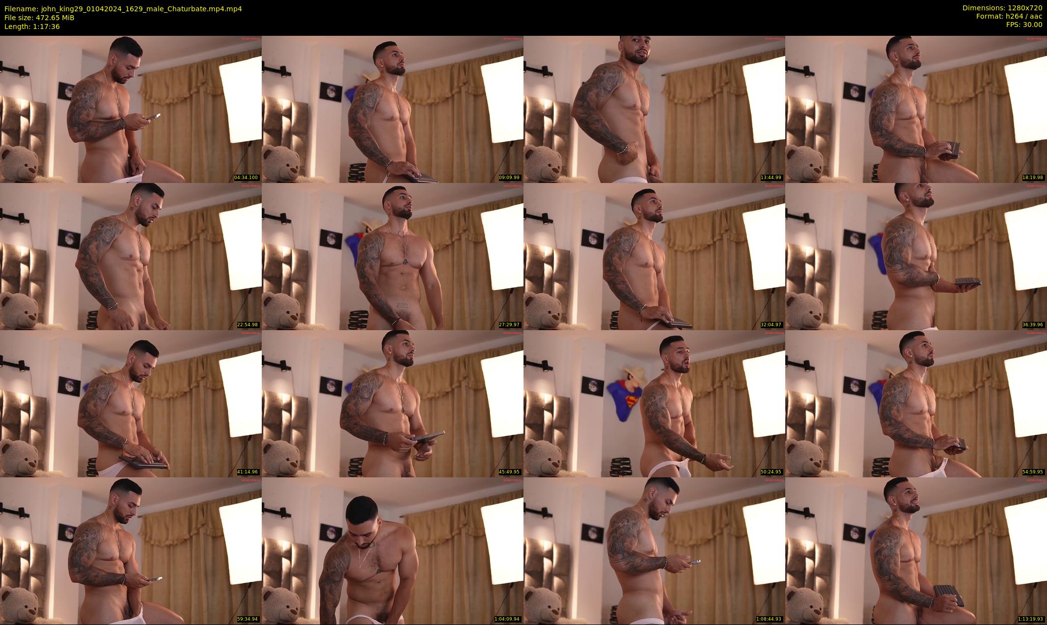 john_king29 — 78 minute Chaturbate male cam show recording, 720p, Apr 1, 2024