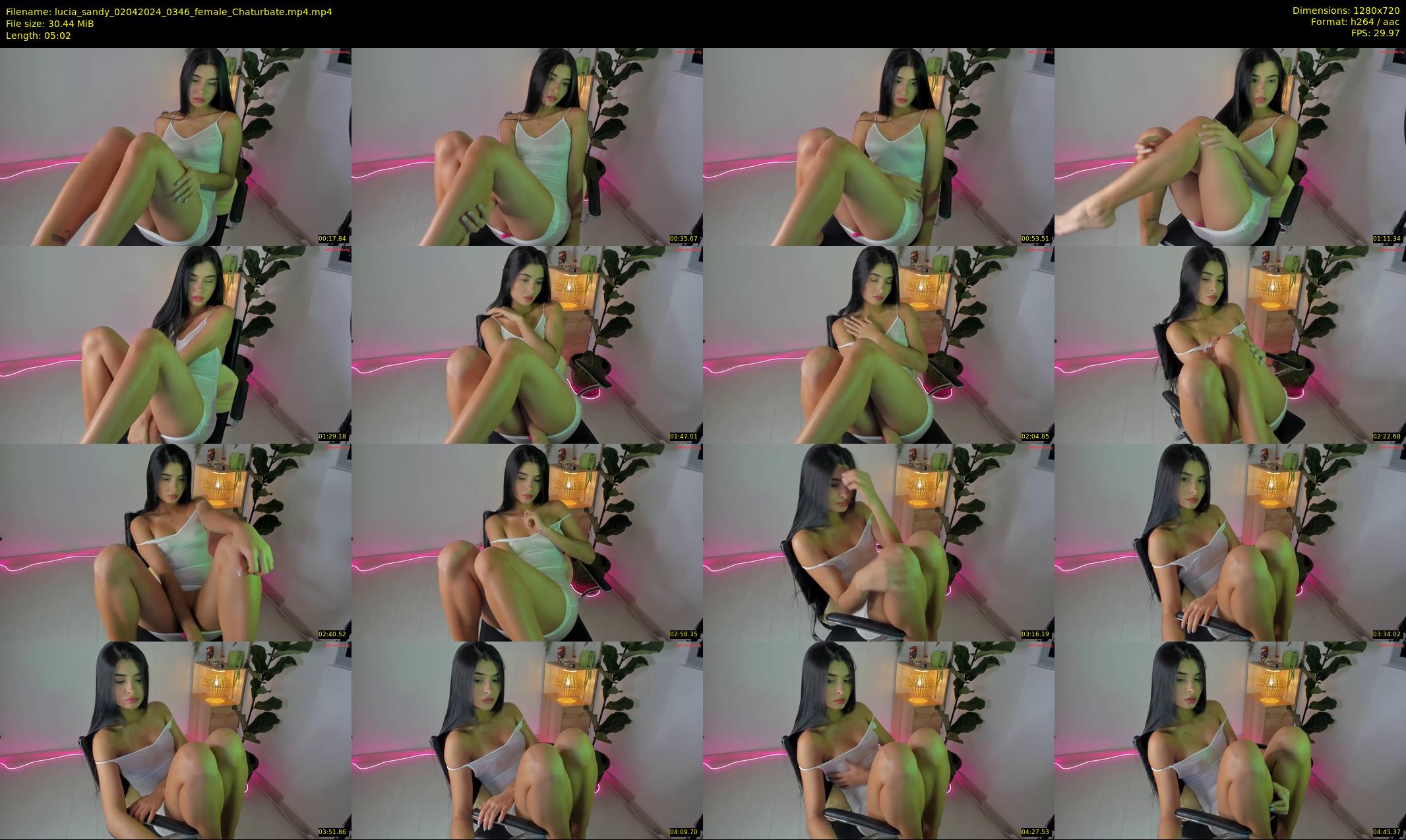 lucia_sandy — 6 minute Chaturbate female cam show recording, 720p, Apr 2, 2024