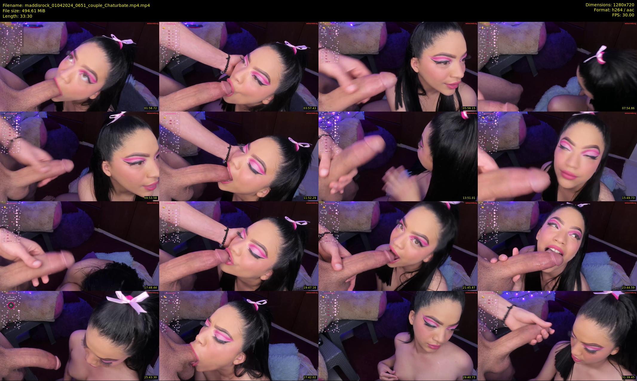maddisrock — 34 minute Chaturbate couple cam show recording, 720p, Apr 1, 2024