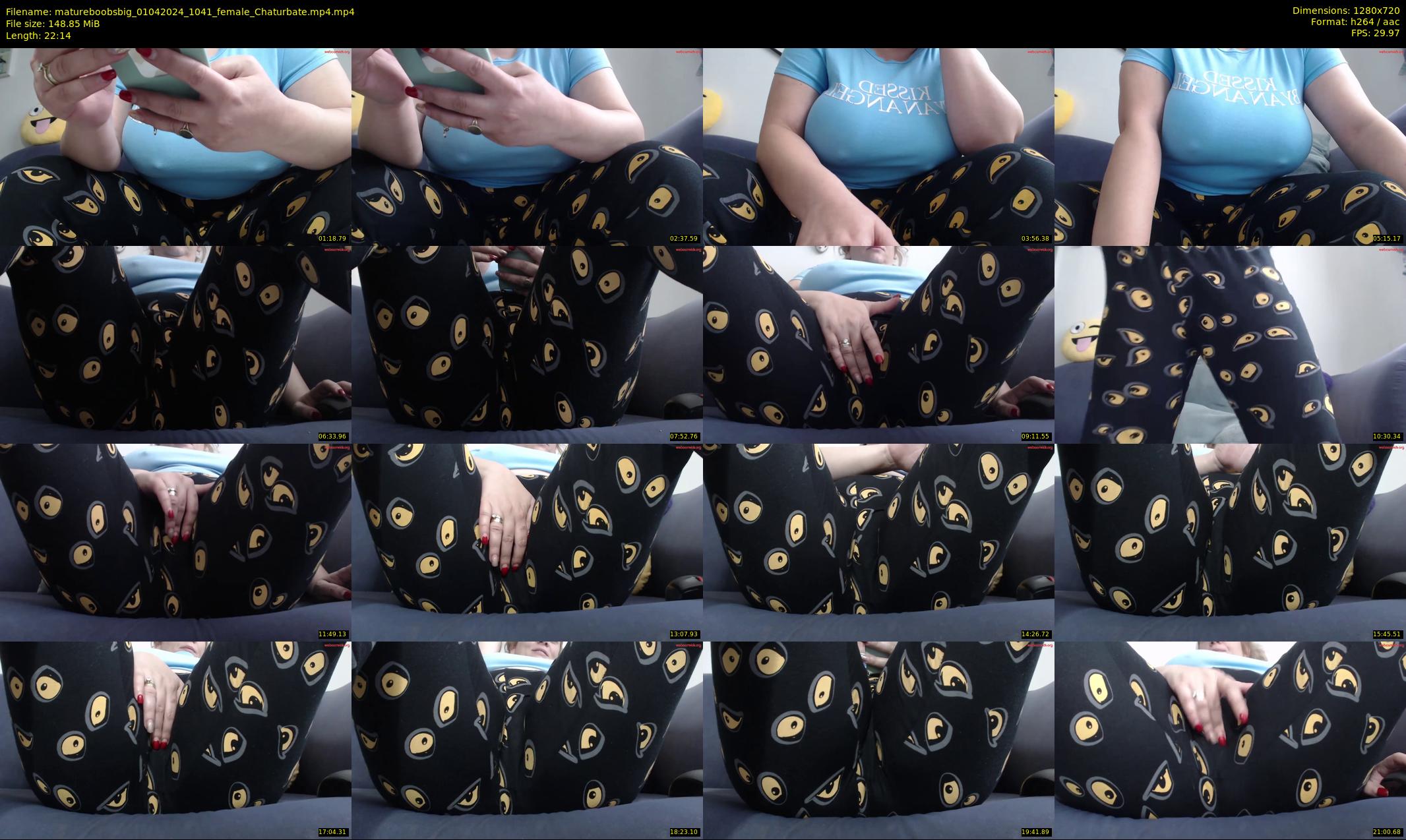 matureboobsbig — 23 minute Chaturbate female cam show recording, 720p, Apr 1, 2024