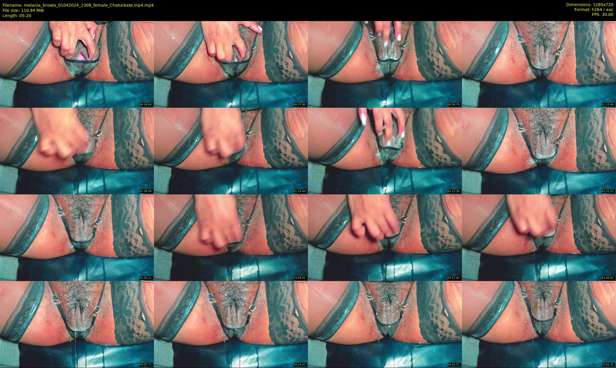 melania_browis — 6 minute Chaturbate female cam show recording, 720p, Apr 1, 2024