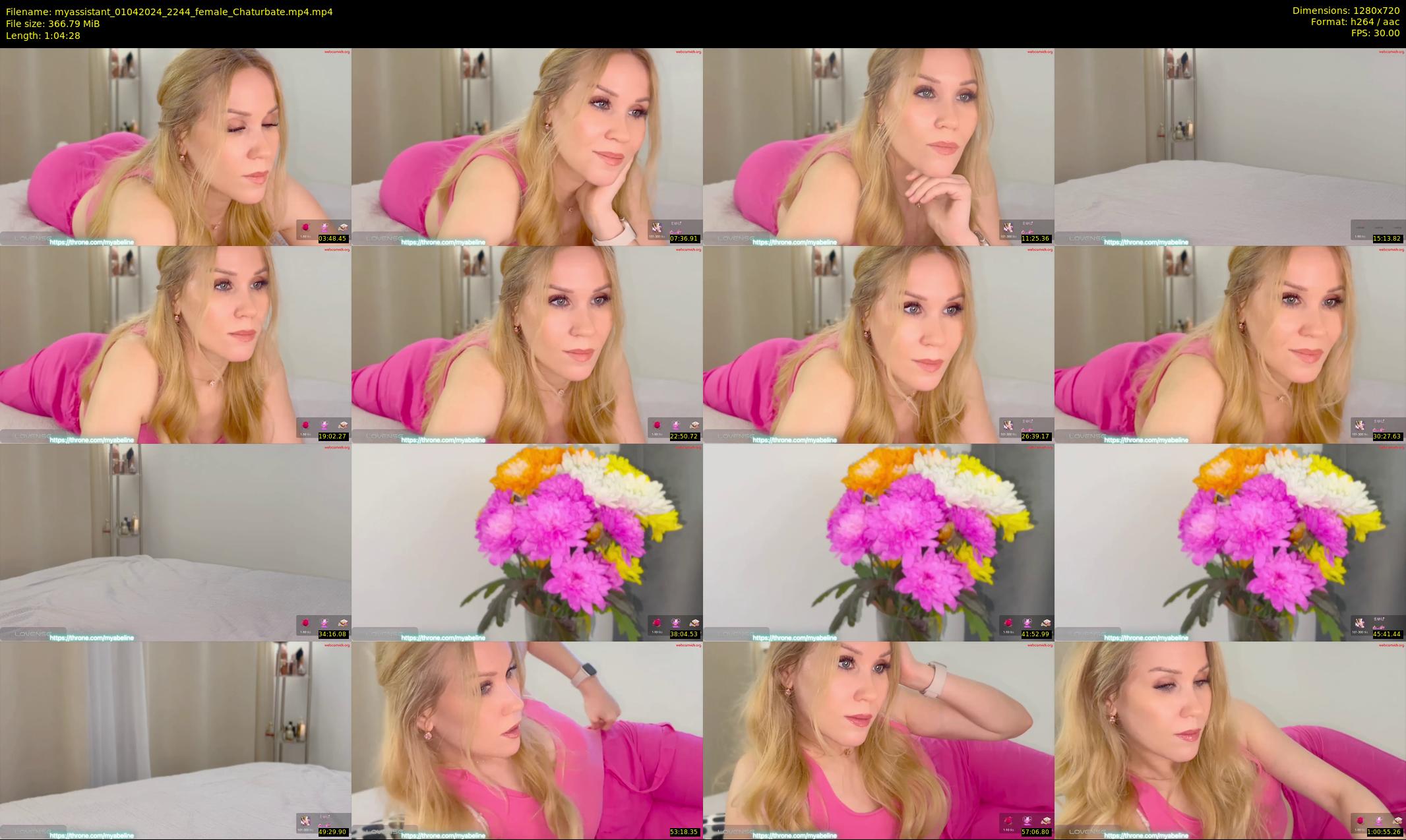 myassistant — 65 minute Chaturbate female cam show recording, 720p, Apr 1, 2024