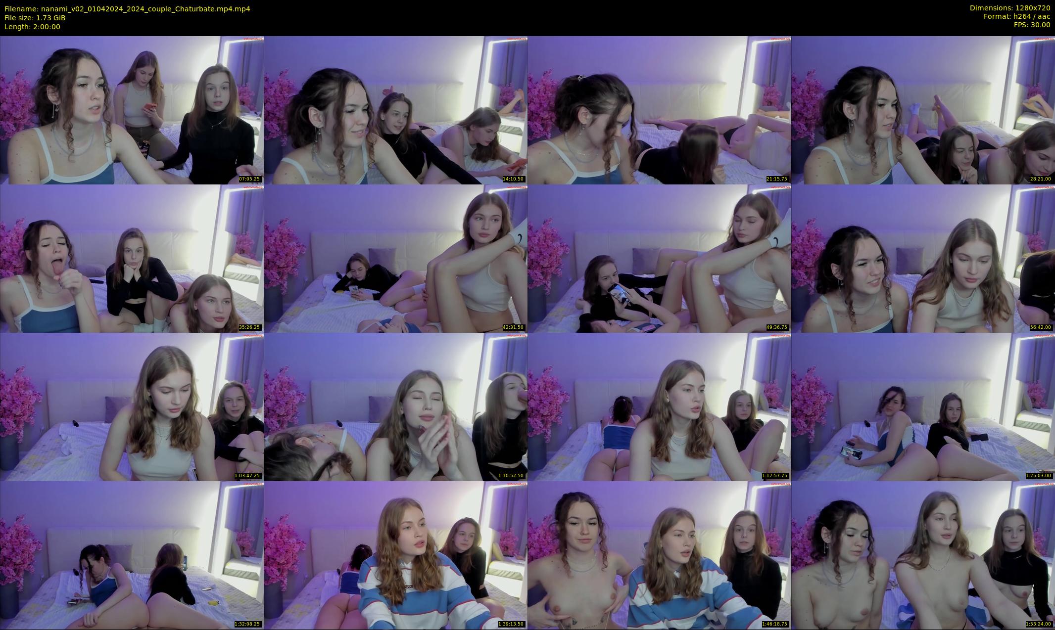 nanami_v02 — 120 minute Chaturbate couple cam show recording, 720p, Apr 1, 2024