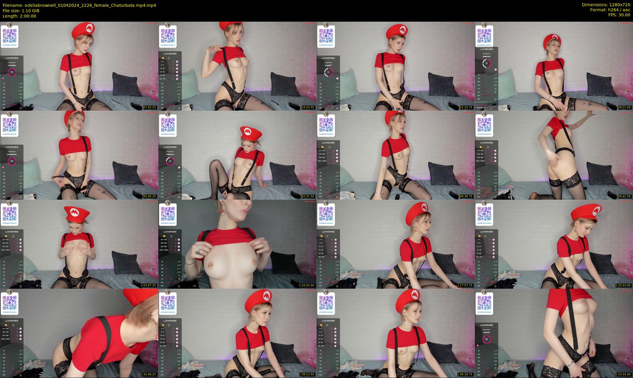 odeliabrownell — 120 minute Chaturbate female cam show recording, 720p, Apr 1, 2024