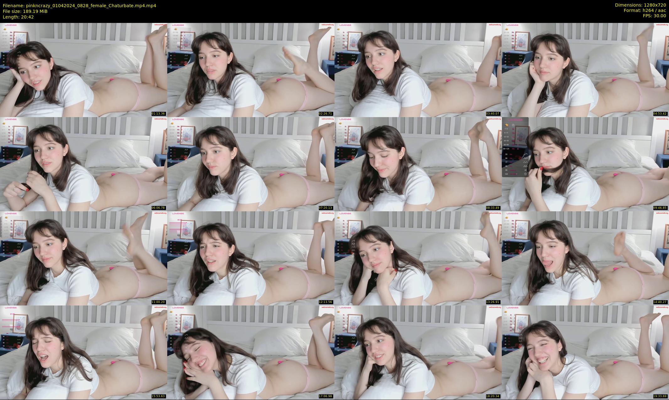 pinkncrazy — 21 minute Chaturbate female cam show recording, 720p, Apr 1, 2024