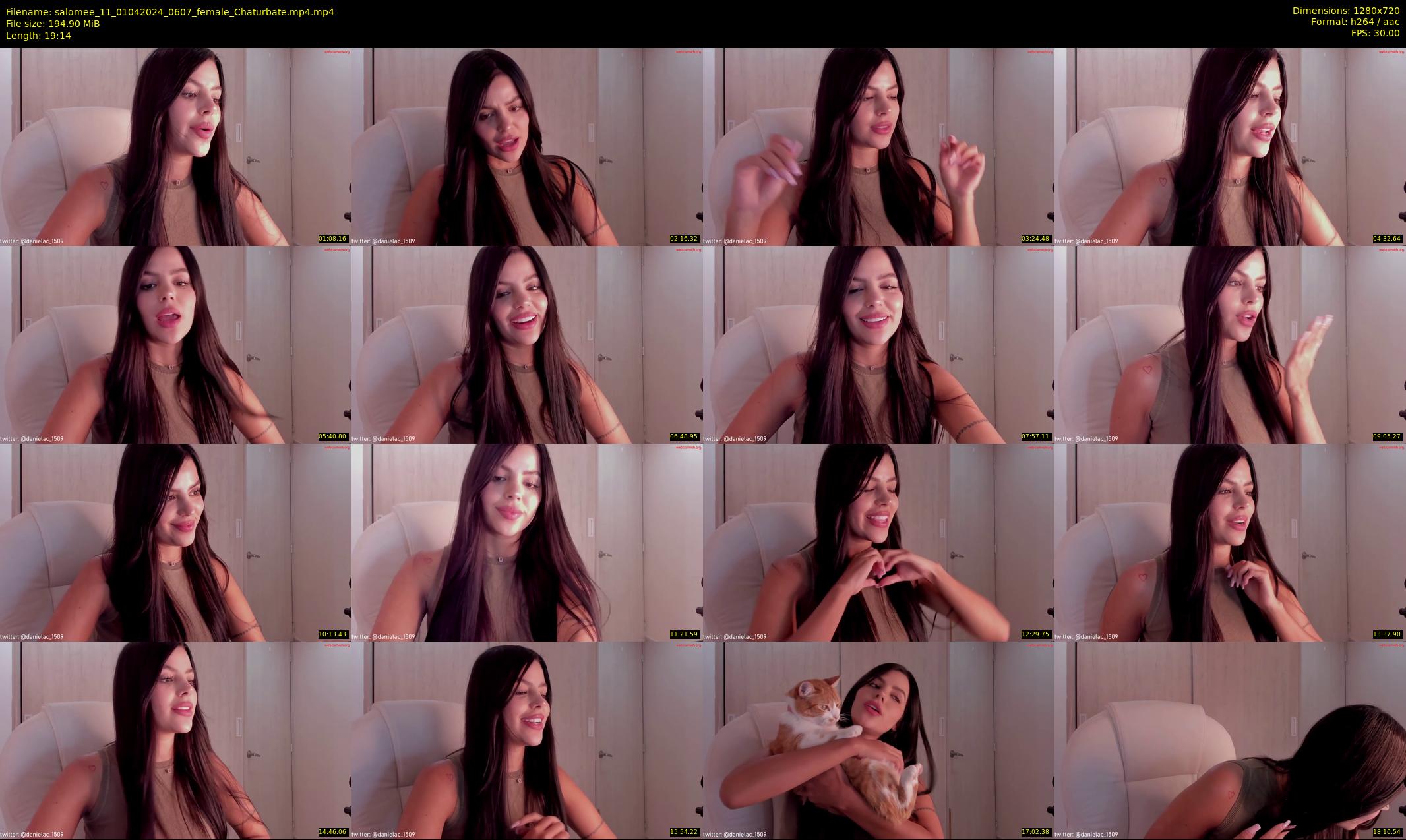 salomee_11 — 20 minute Chaturbate female cam show recording, 720p, Apr 1, 2024