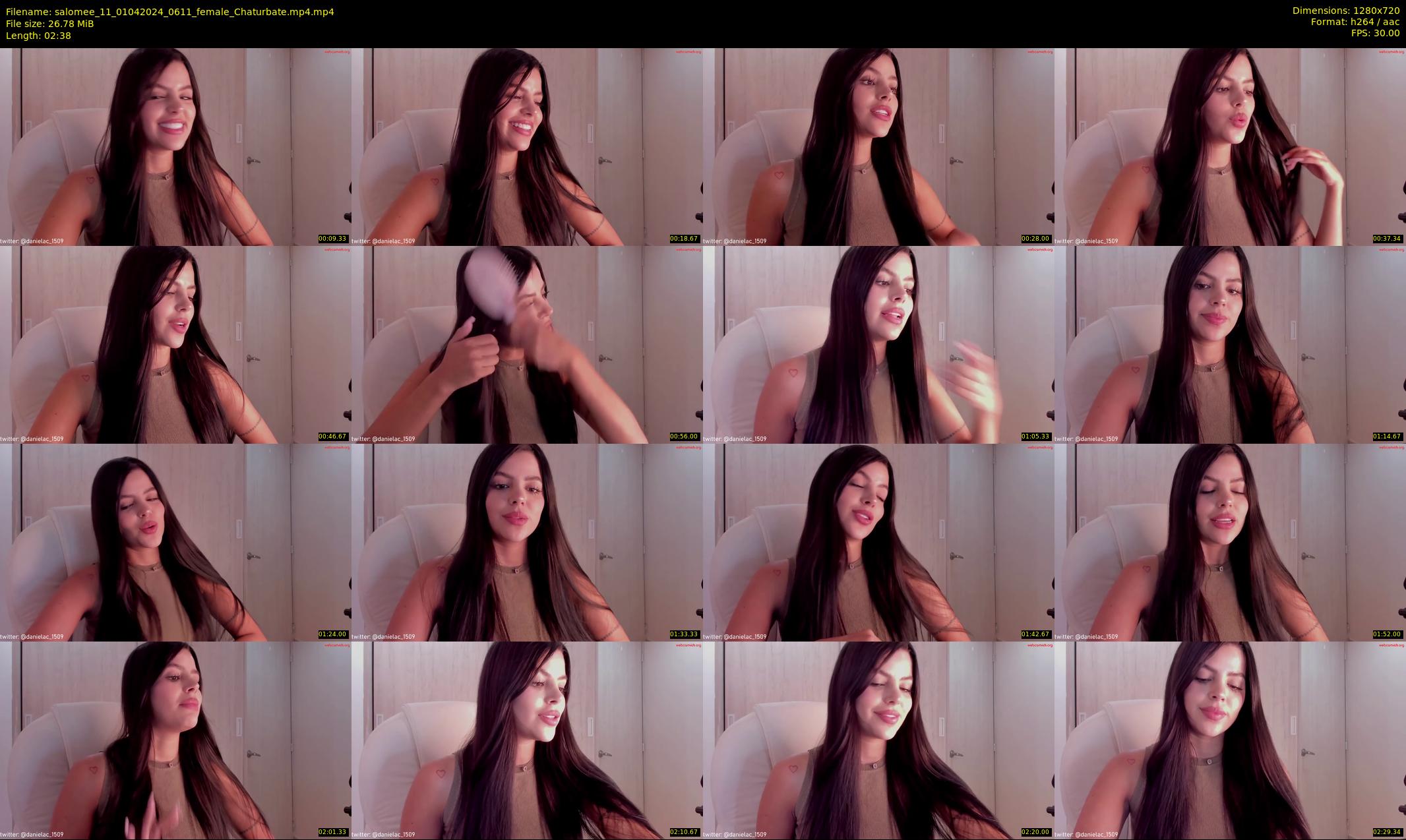 salomee_11 — 3 minute Chaturbate female cam show recording, 720p, Apr 1, 2024
