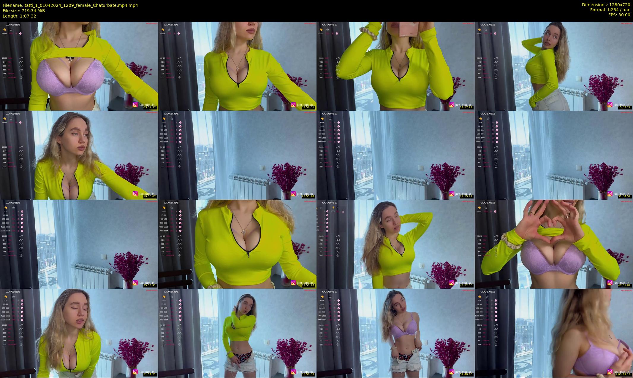 tatti_1 — 68 minute Chaturbate female cam show recording, 720p, Apr 1, 2024
