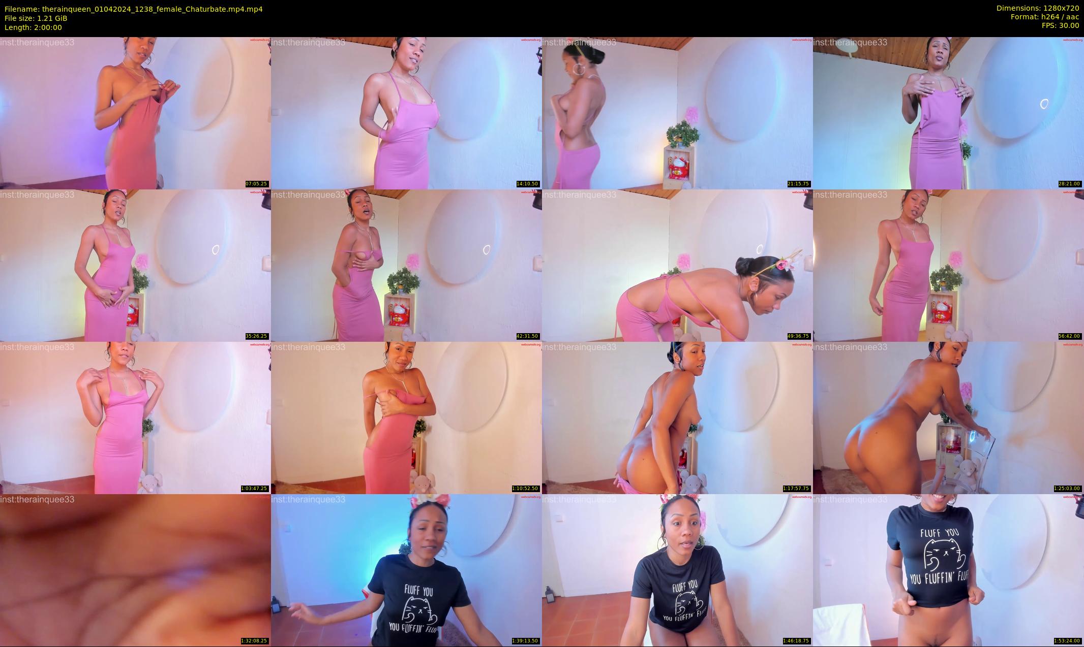 therainqueen — 120 minute Chaturbate female cam show recording, 720p, Apr 1, 2024