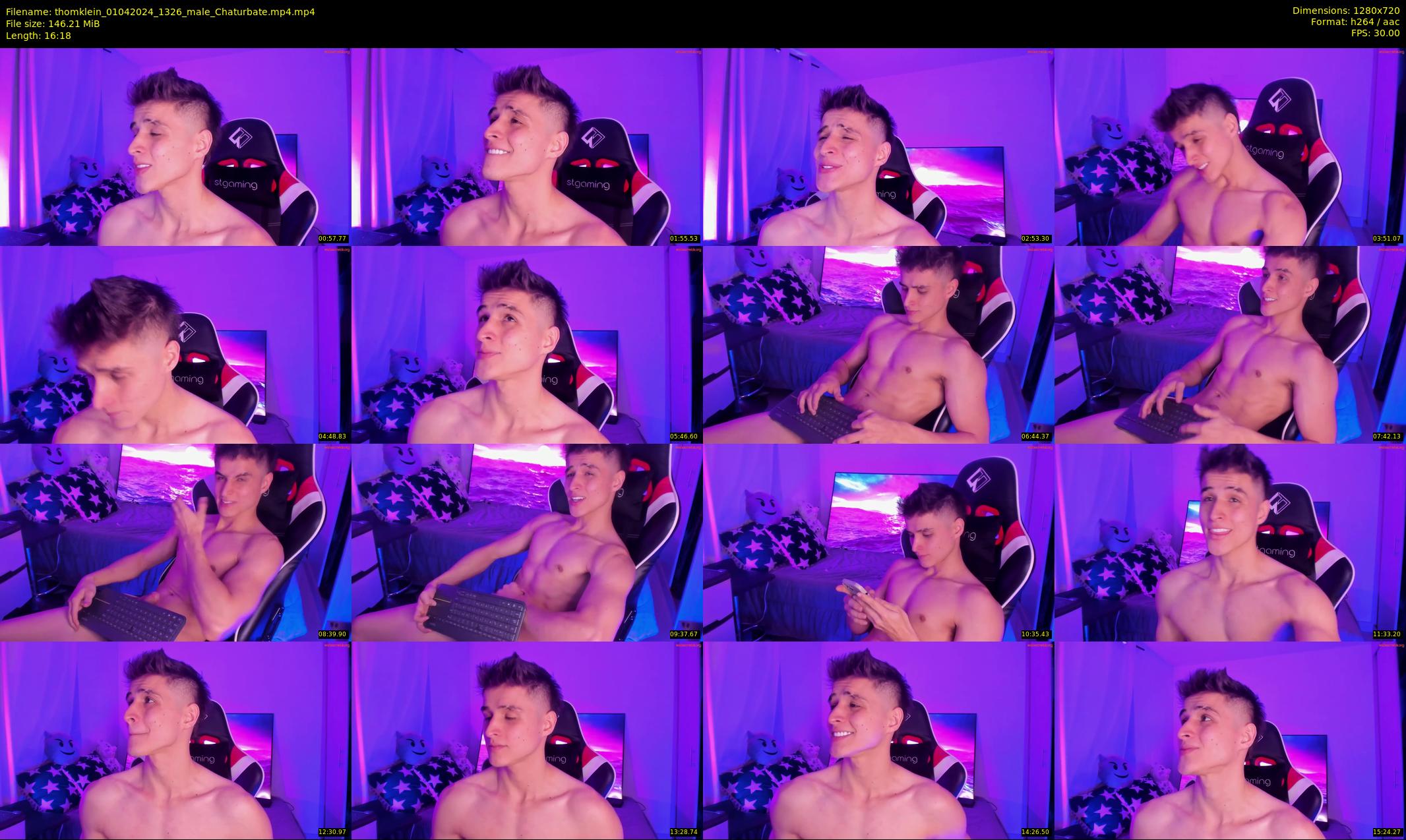 thomklein — 17 minute Chaturbate male cam show recording, 720p, Apr 1, 2024