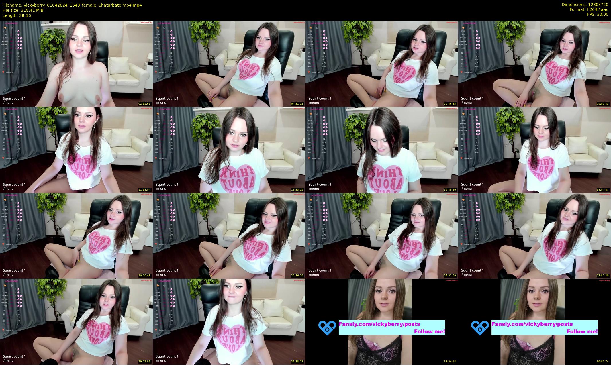 vickyberry — 39 minute Chaturbate female cam show recording, 720p, Apr 1, 2024