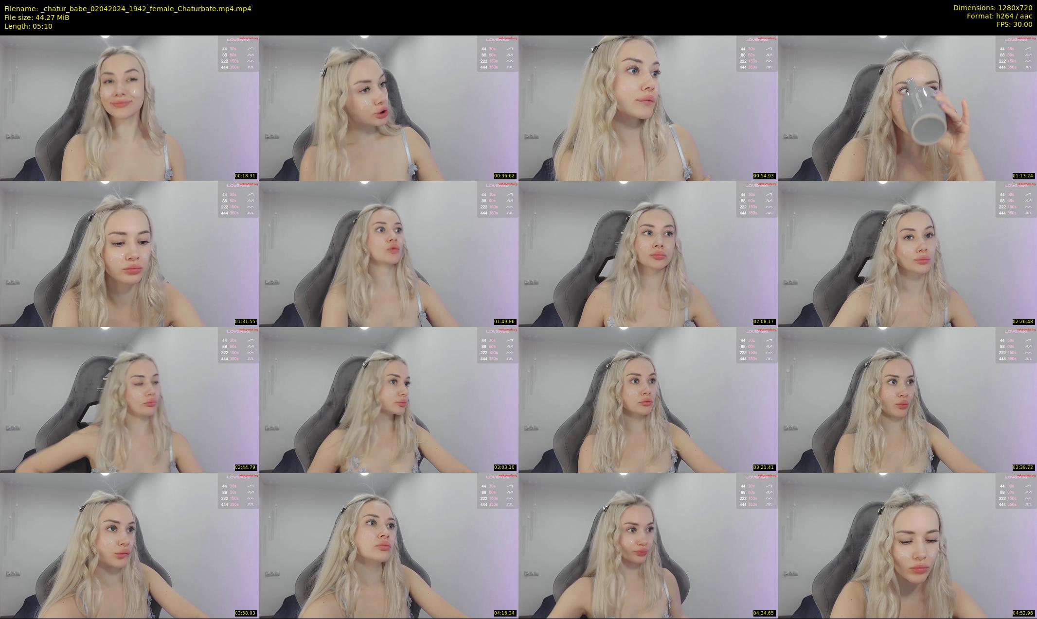 _chatur_babe — 6 minute Chaturbate female cam show recording, 720p, Apr 2, 2024