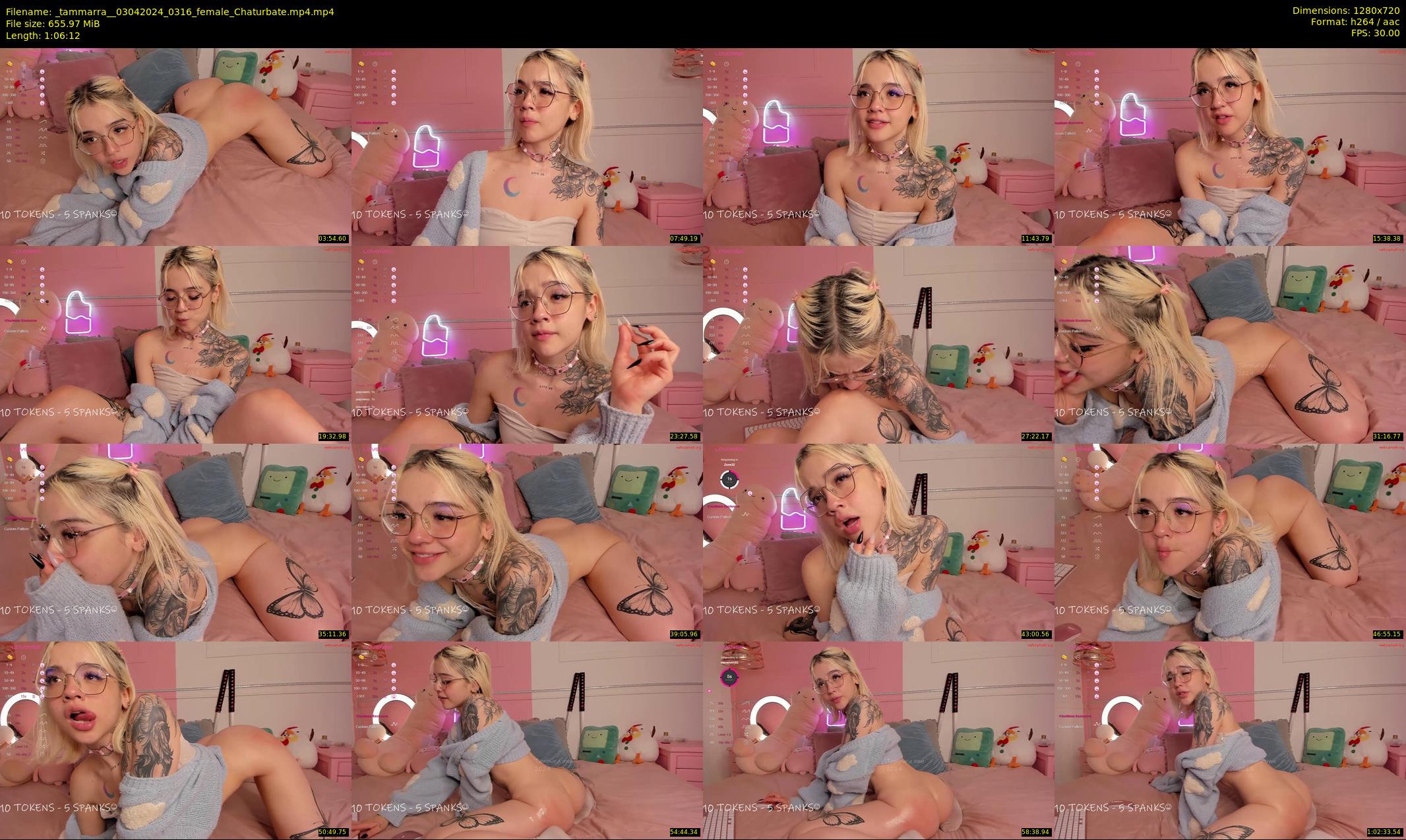 _tammarra_ — 67 minute Chaturbate female cam show recording, 720p, Apr 3, 2024