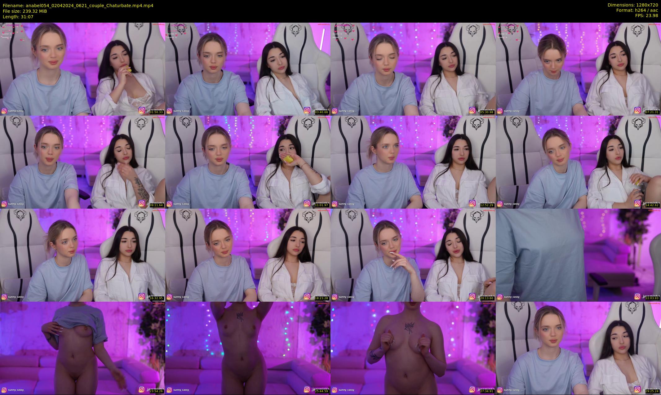 anabel054 — 32 minute Chaturbate female cam show recording, 720p, Apr 2, 2024