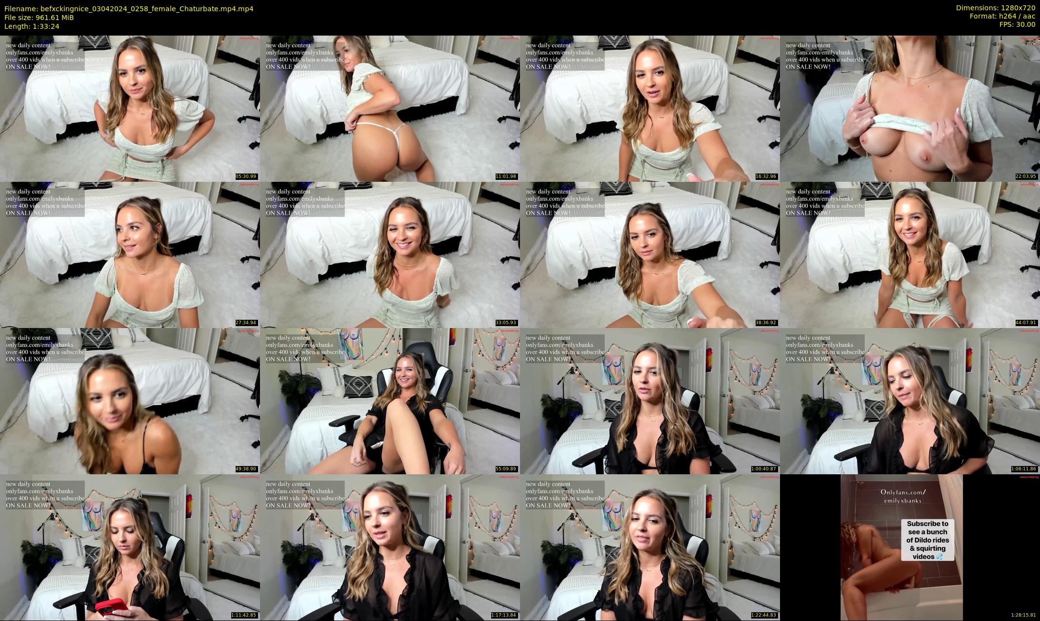 befxckingnice — 94 minute Chaturbate female cam show recording, 720p, Apr 3, 2024