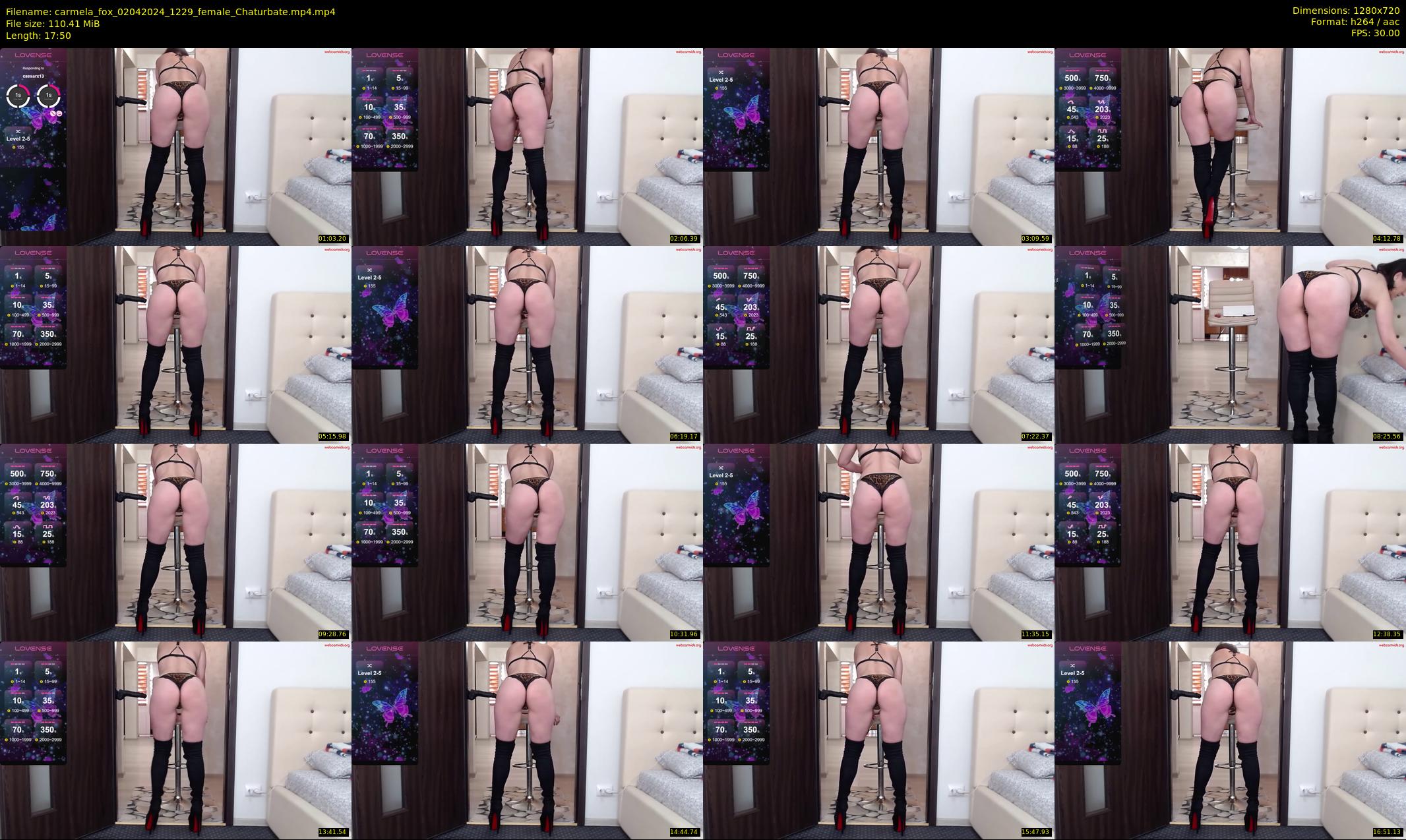 carmela_fox — 18 minute Chaturbate female cam show recording, 720p, Apr 2, 2024