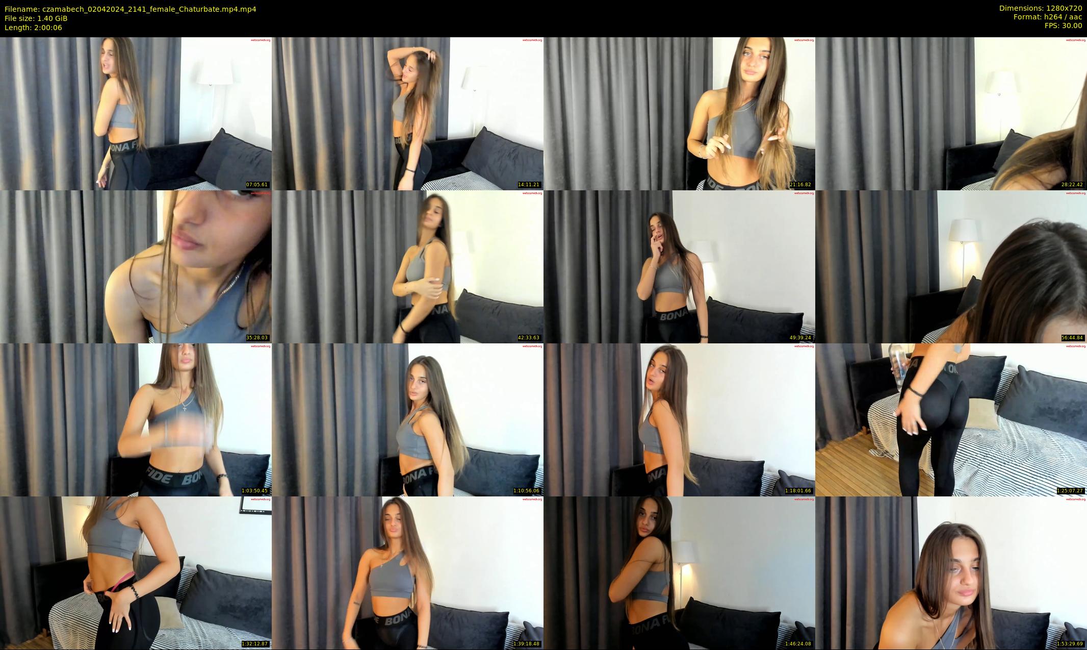 czamabech — 121 minute Chaturbate female cam show recording, 720p, Apr 2, 2024
