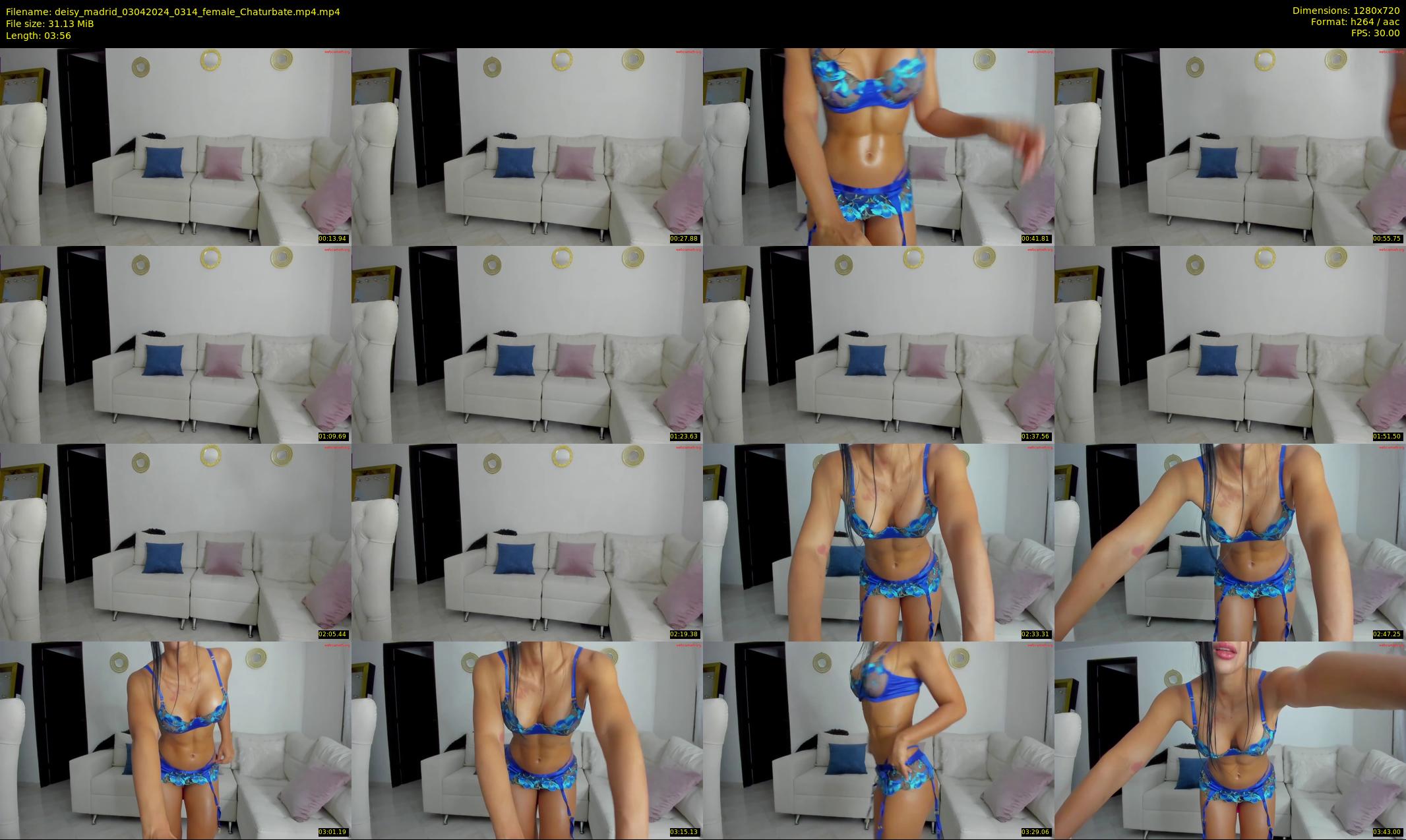 deisy_madrid — 4 minute Chaturbate female cam show recording, 720p, Apr 3, 2024