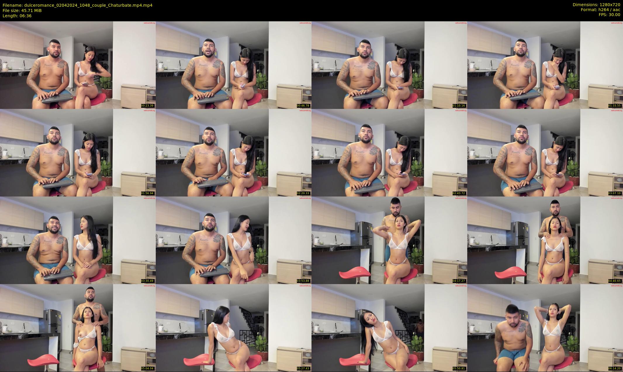 dulceromance — 7 minute Chaturbate couple cam show recording, 720p, Apr 2, 2024