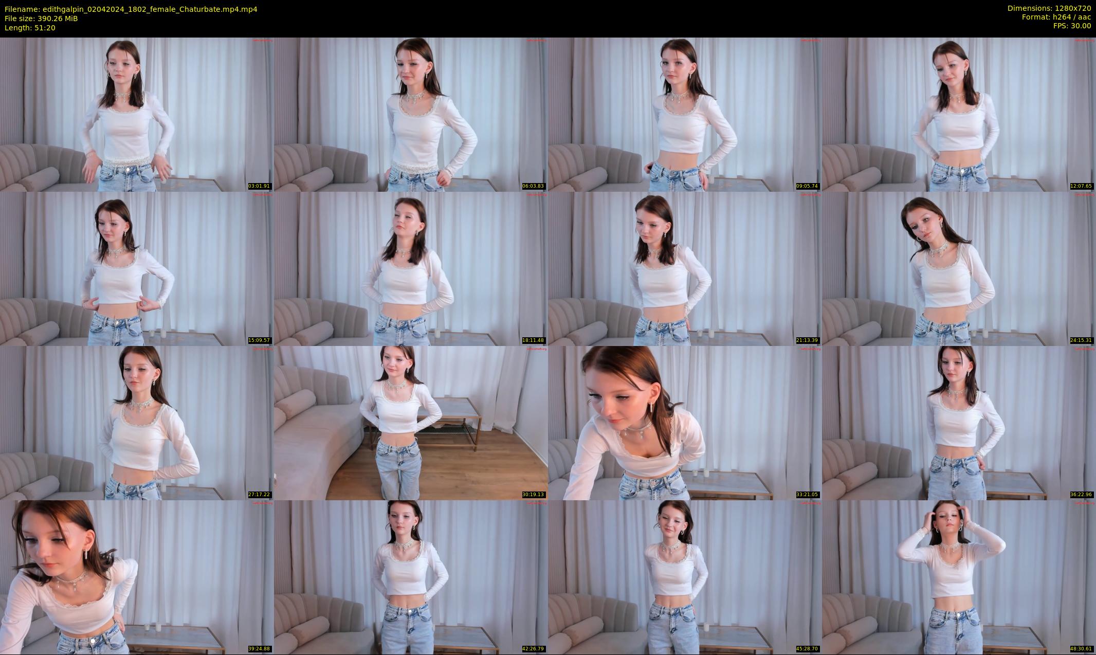 edithgalpin — 52 minute Chaturbate female cam show recording, 720p, Apr 2, 2024