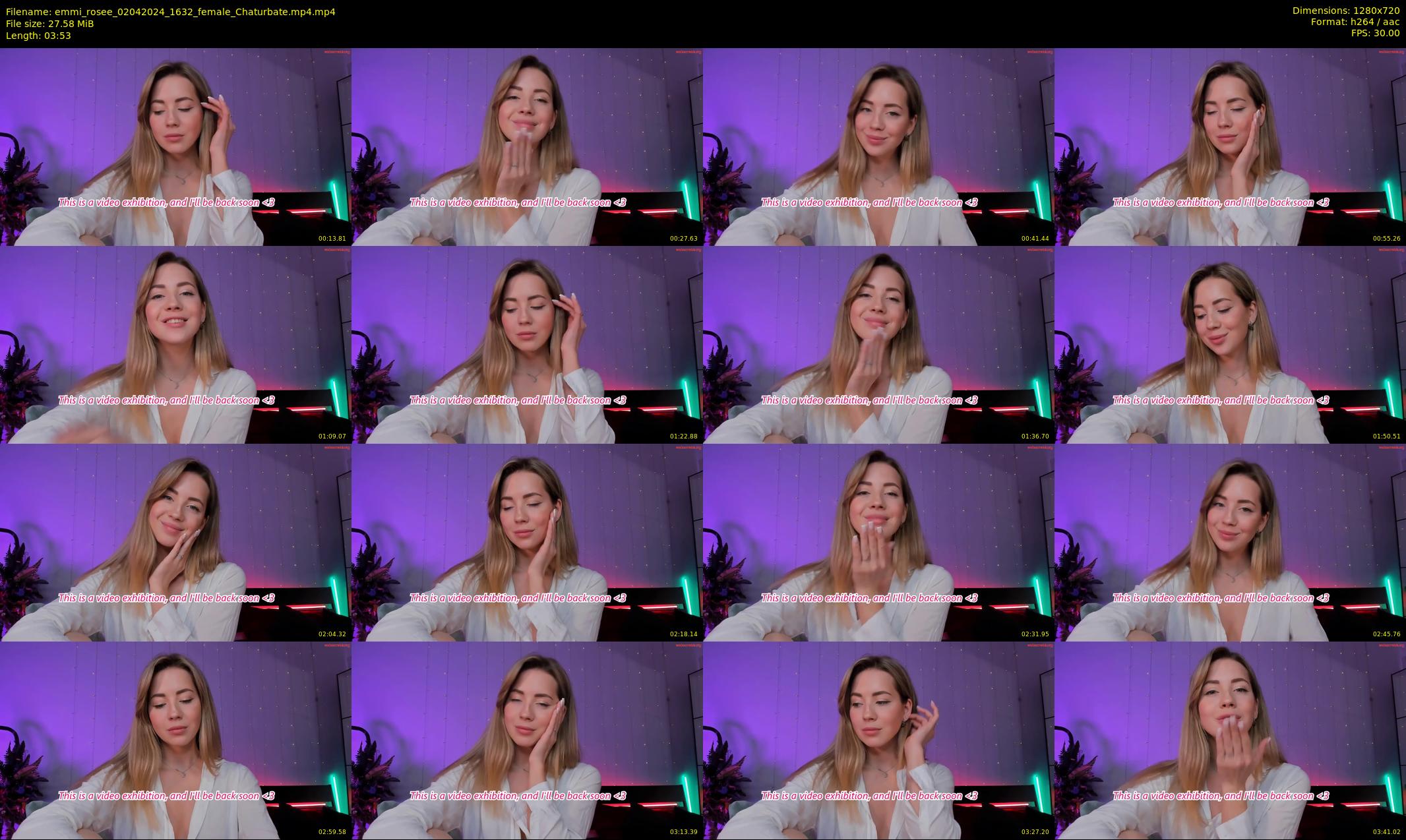 emmi_rosee — 4 minute Chaturbate female cam show recording, 720p, Apr 2, 2024