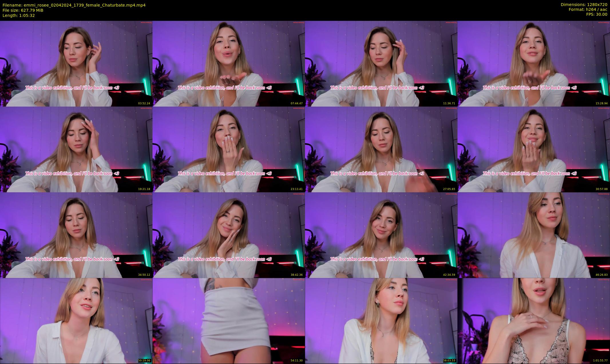 emmi_rosee — 66 minute Chaturbate female cam show recording, 720p, Apr 2, 2024