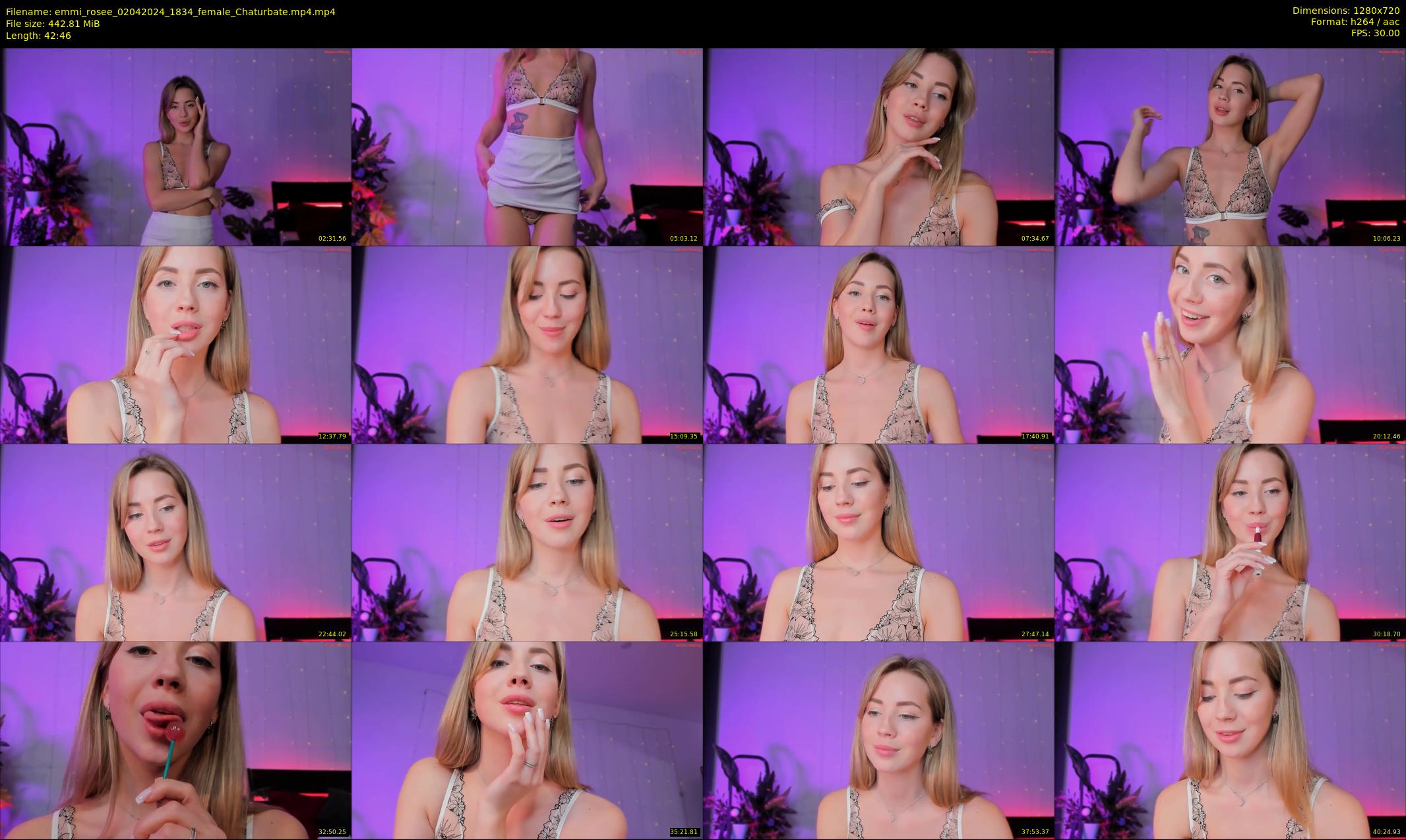 emmi_rosee — 43 minute Chaturbate female cam show recording, 720p, Apr 2, 2024