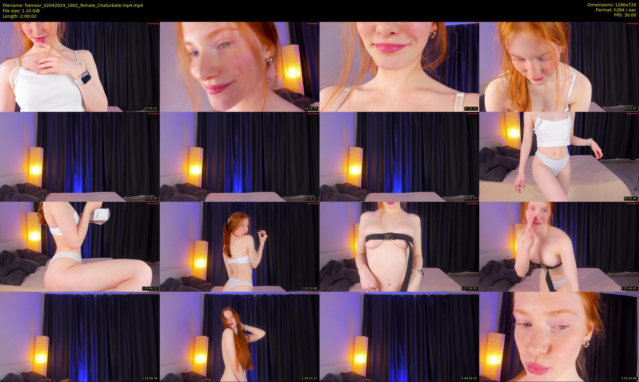 fiamoor — 121 minute Chaturbate female cam show recording, 720p, Apr 2, 2024