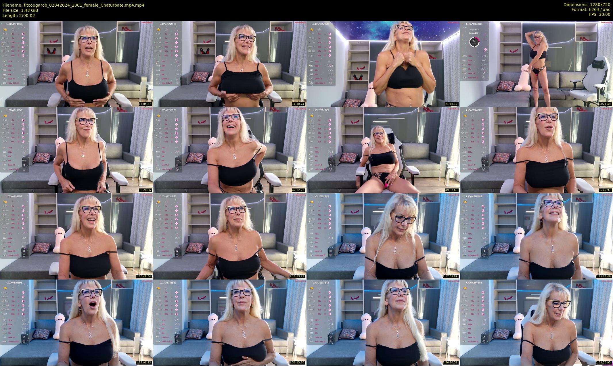 fitcougarcb — 121 minute Chaturbate female cam show recording, 720p, Apr 2, 2024