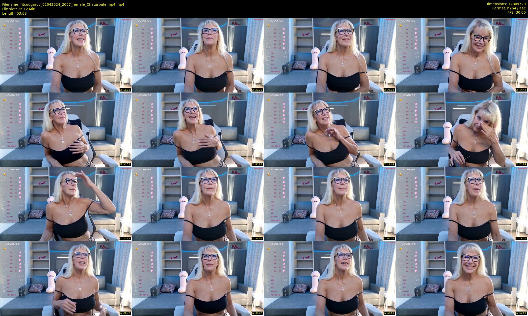 fitcougarcb — 4 minute Chaturbate female cam show recording, 720p, Apr 2, 2024