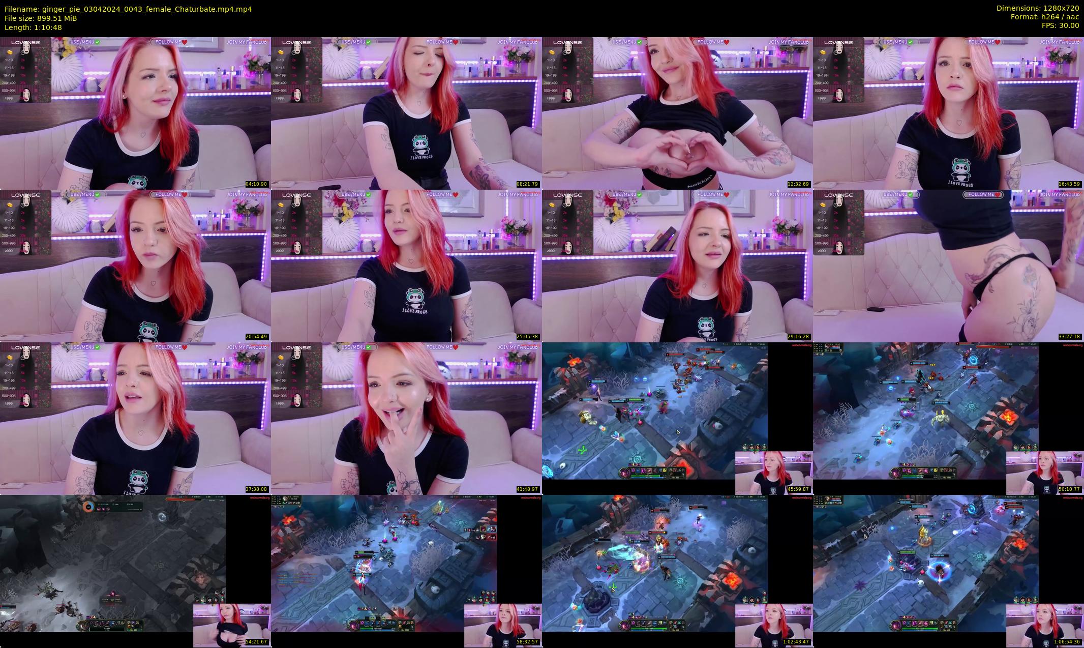 ginger_pie — 71 minute Chaturbate female cam show recording, 720p, Apr 3, 2024